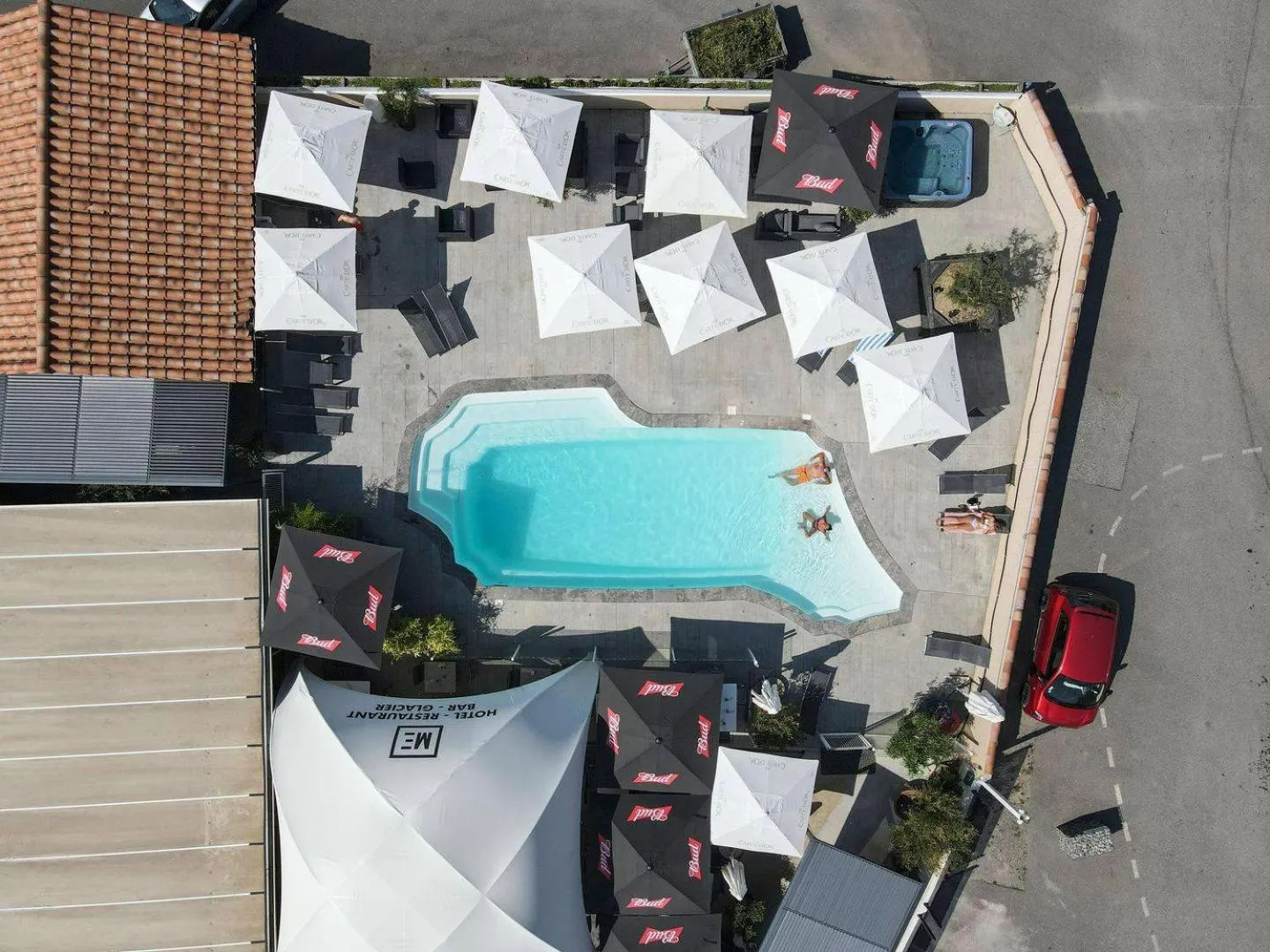 Bird's eye view in Le Mas d'Estello