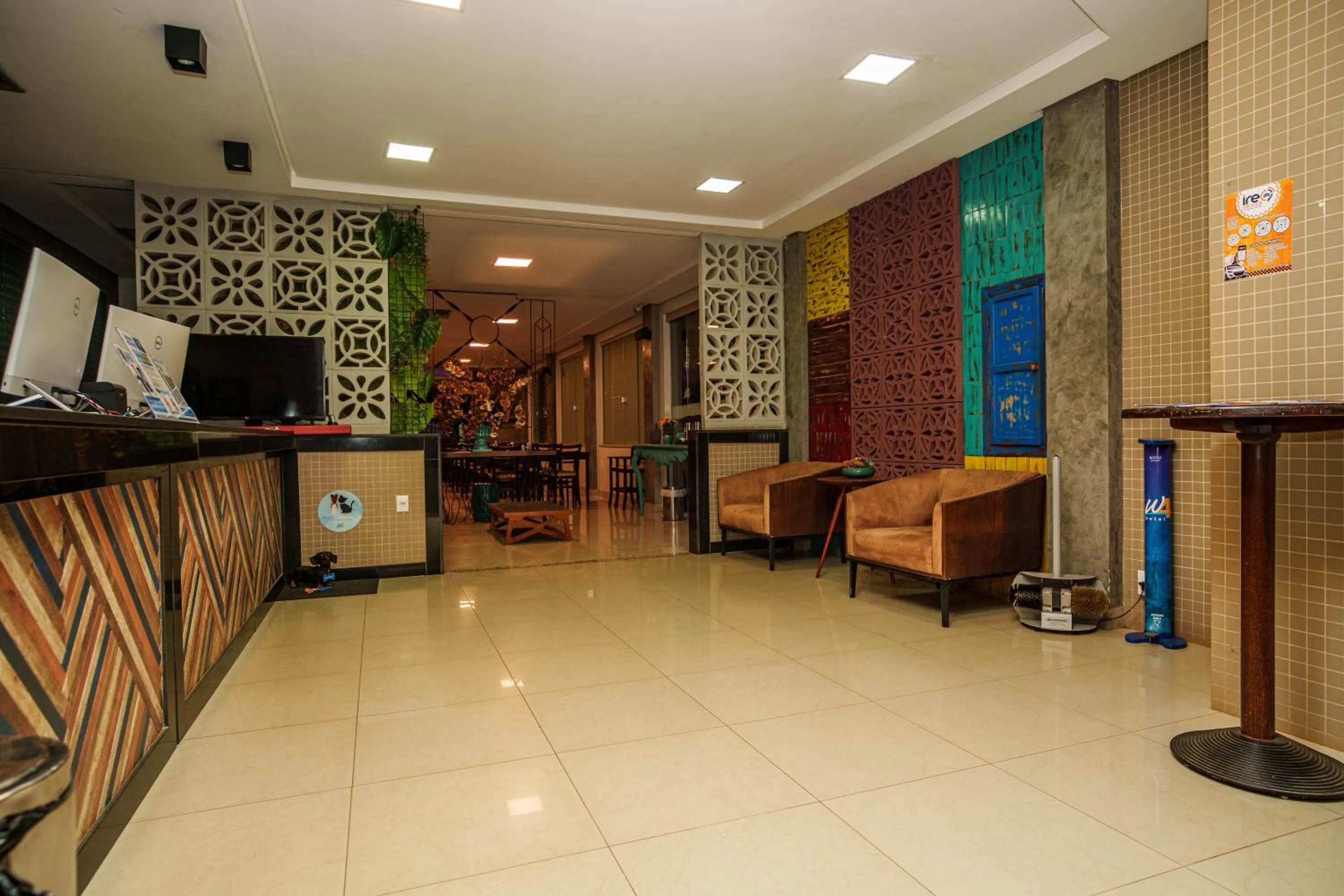 Lobby or reception in W4 Hotel