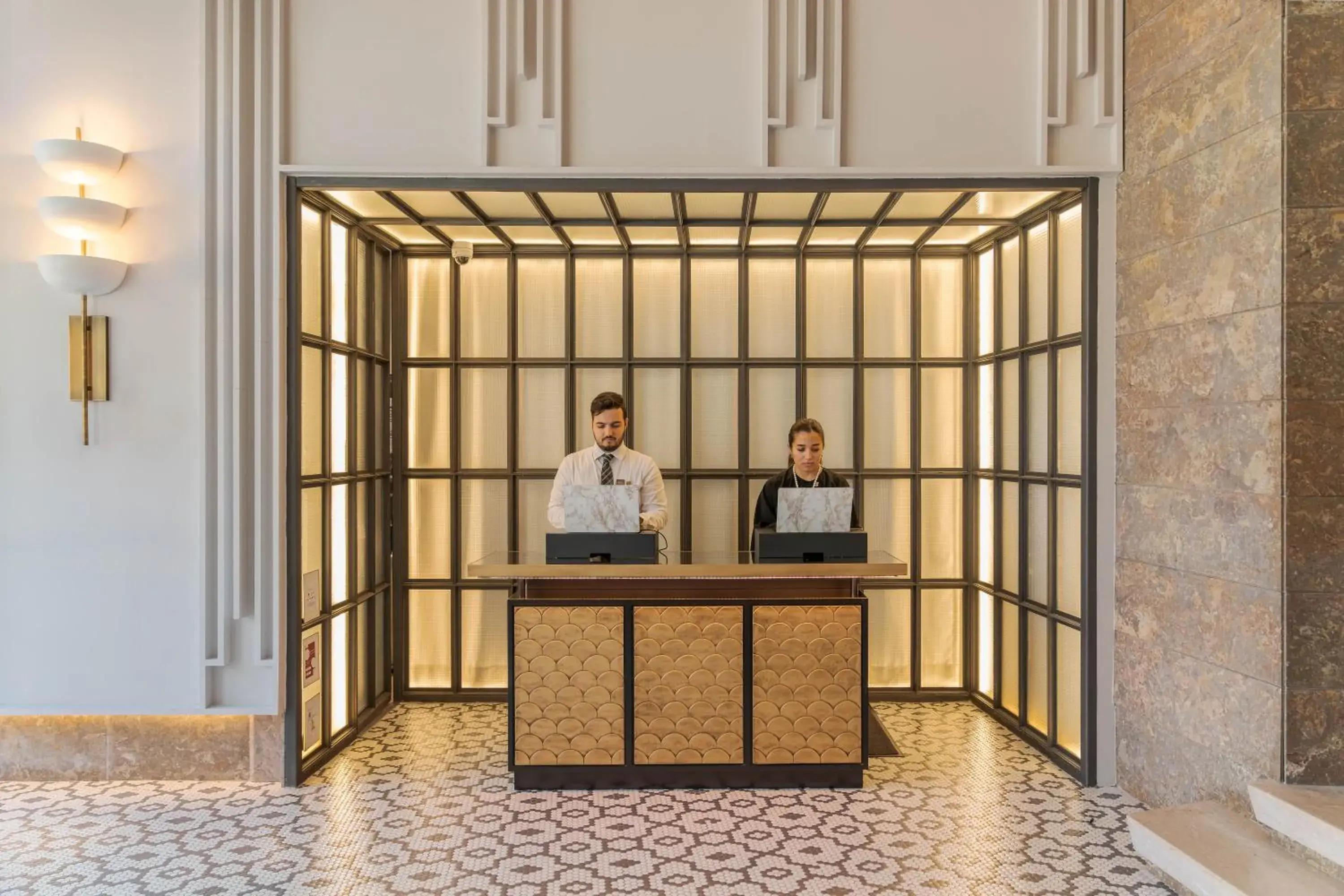 Lobby or reception in Pestana Lisboa Vintage City Center Suites Lobby or reception in Pestana Lisboa Vintage City Center Suites