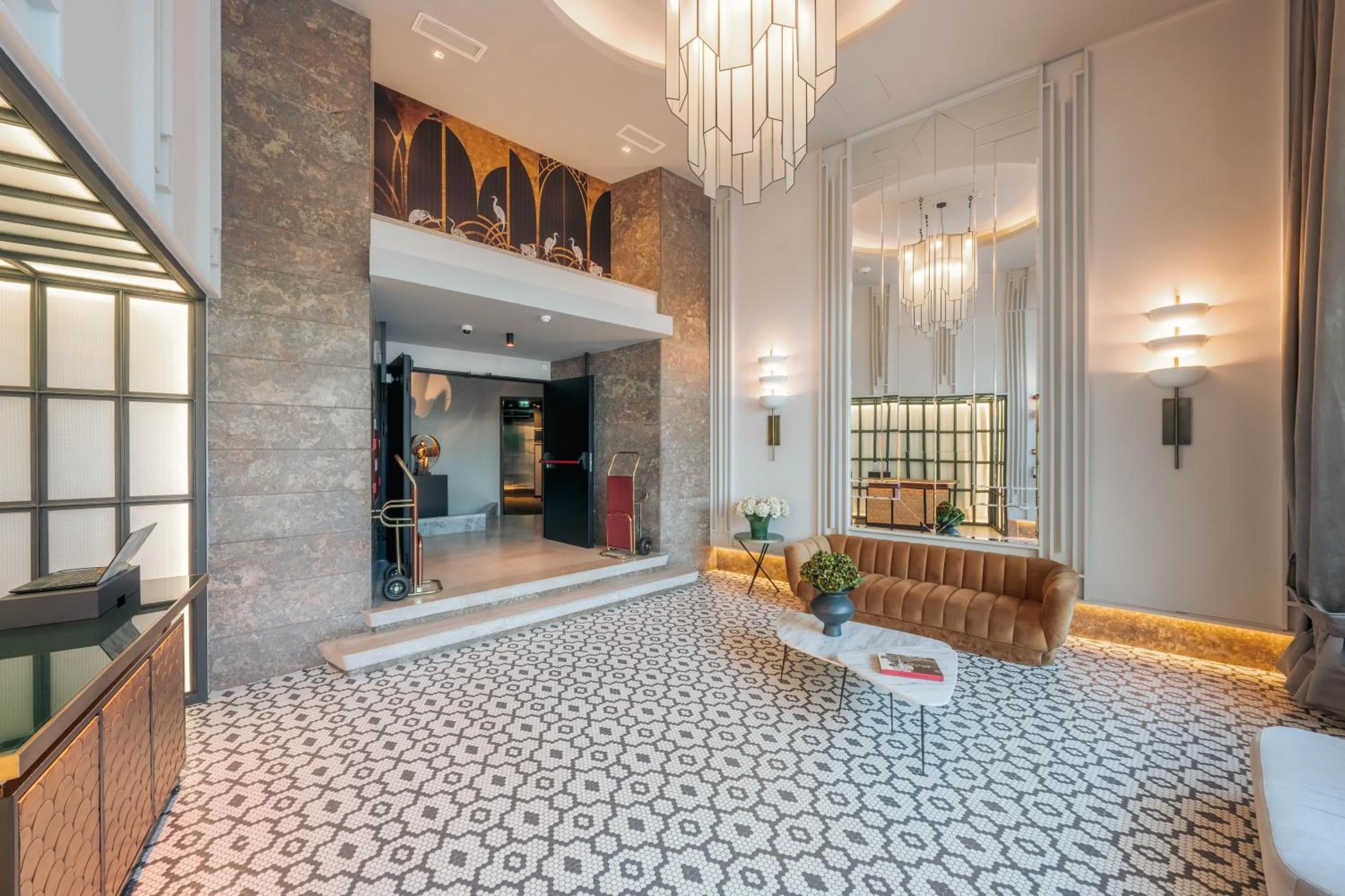 Lobby or reception in Pestana Lisboa Vintage City Center Suites