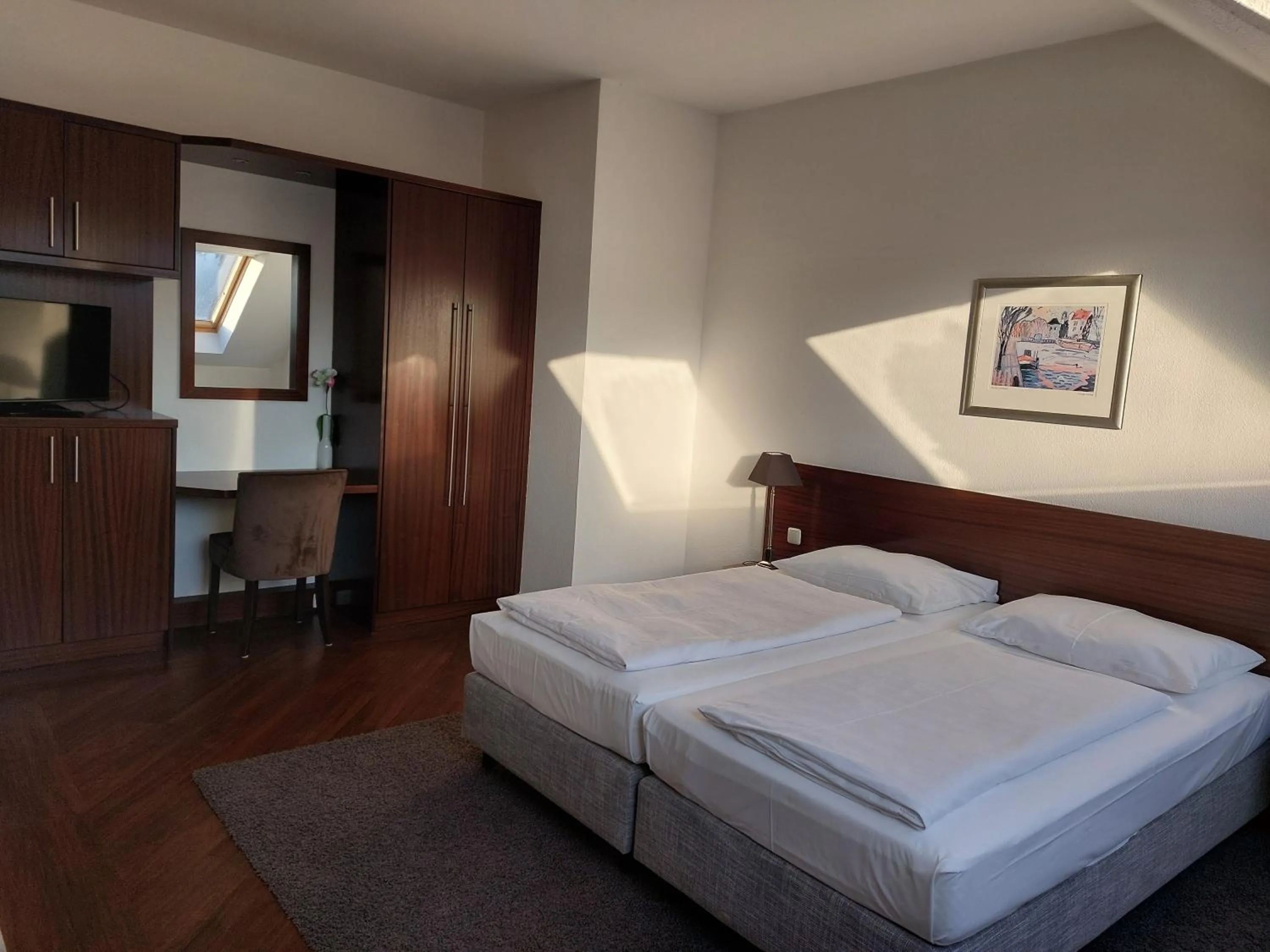 Bedroom, Bed in Hotel Friederike