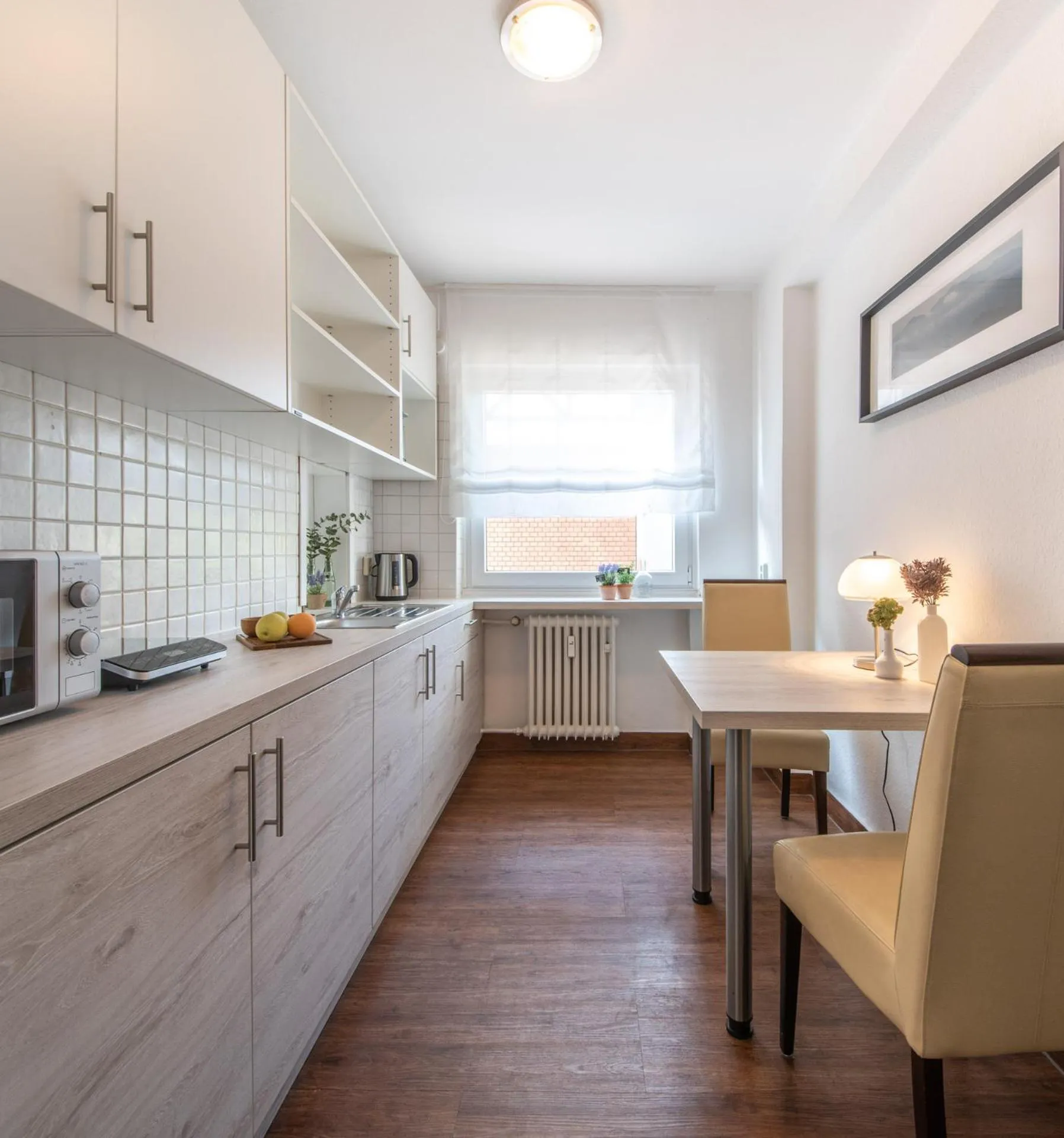 Kitchen or kitchenette in Hotel Friederike