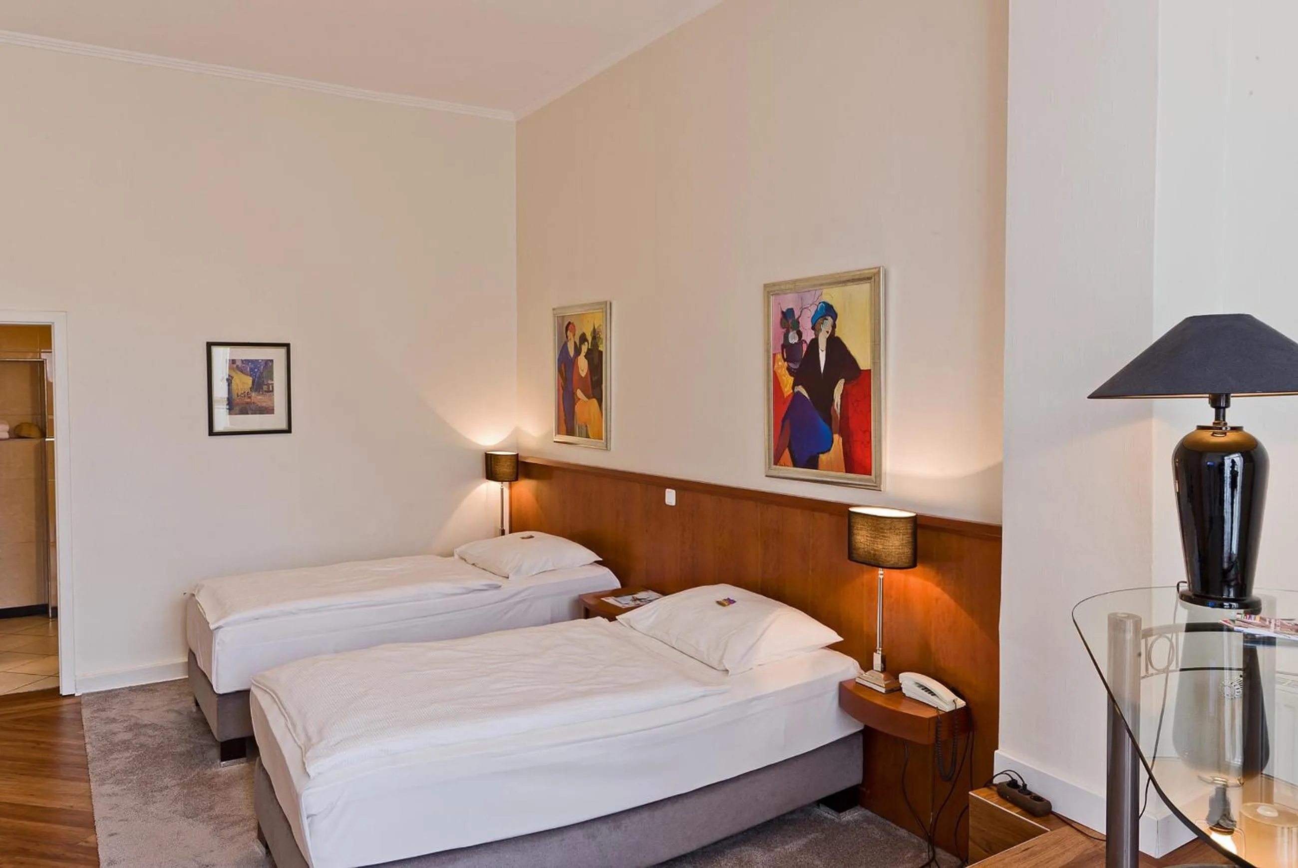 Bedroom, Bed in Hotel Friederike