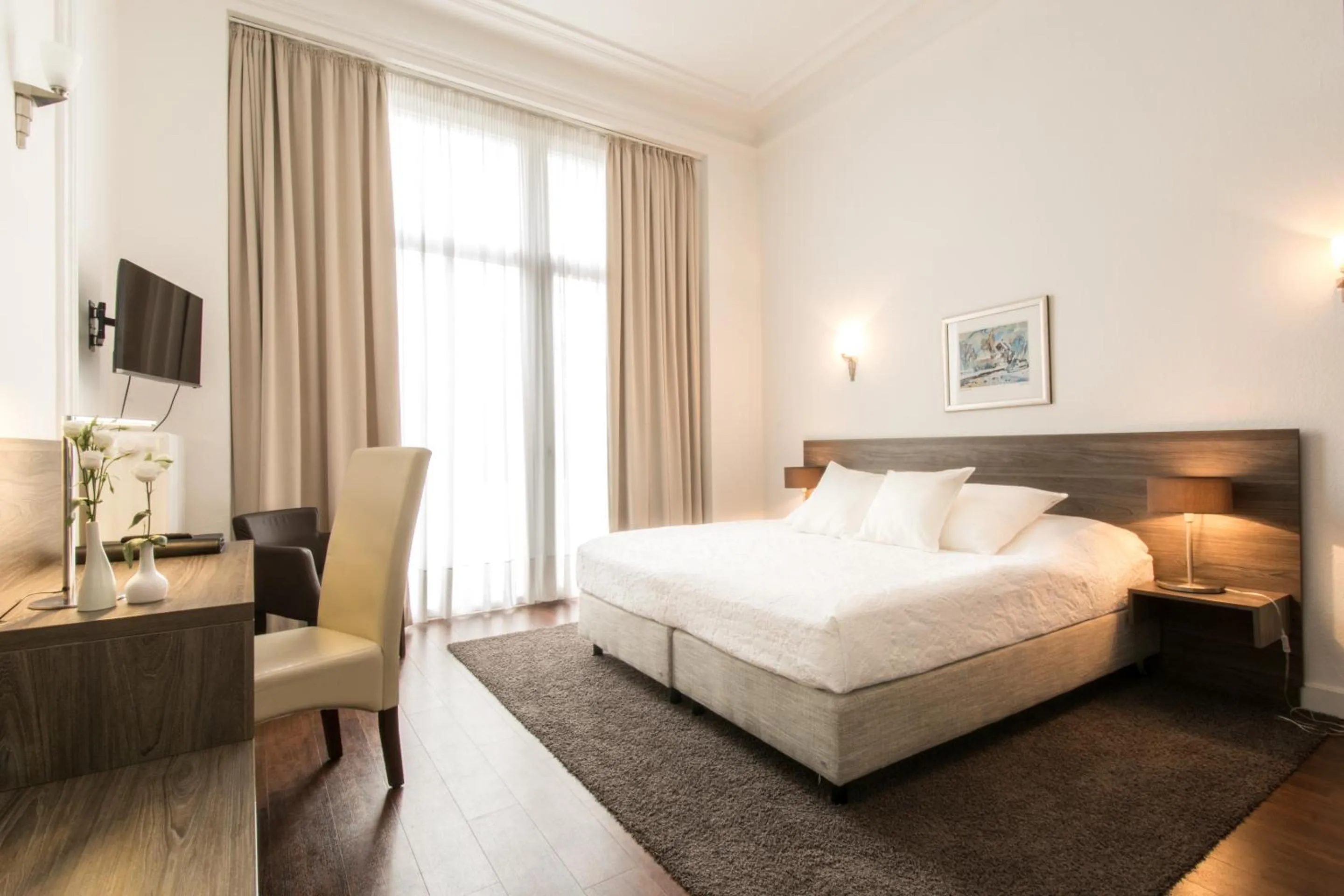 Bedroom, Bed in Hotel Friederike