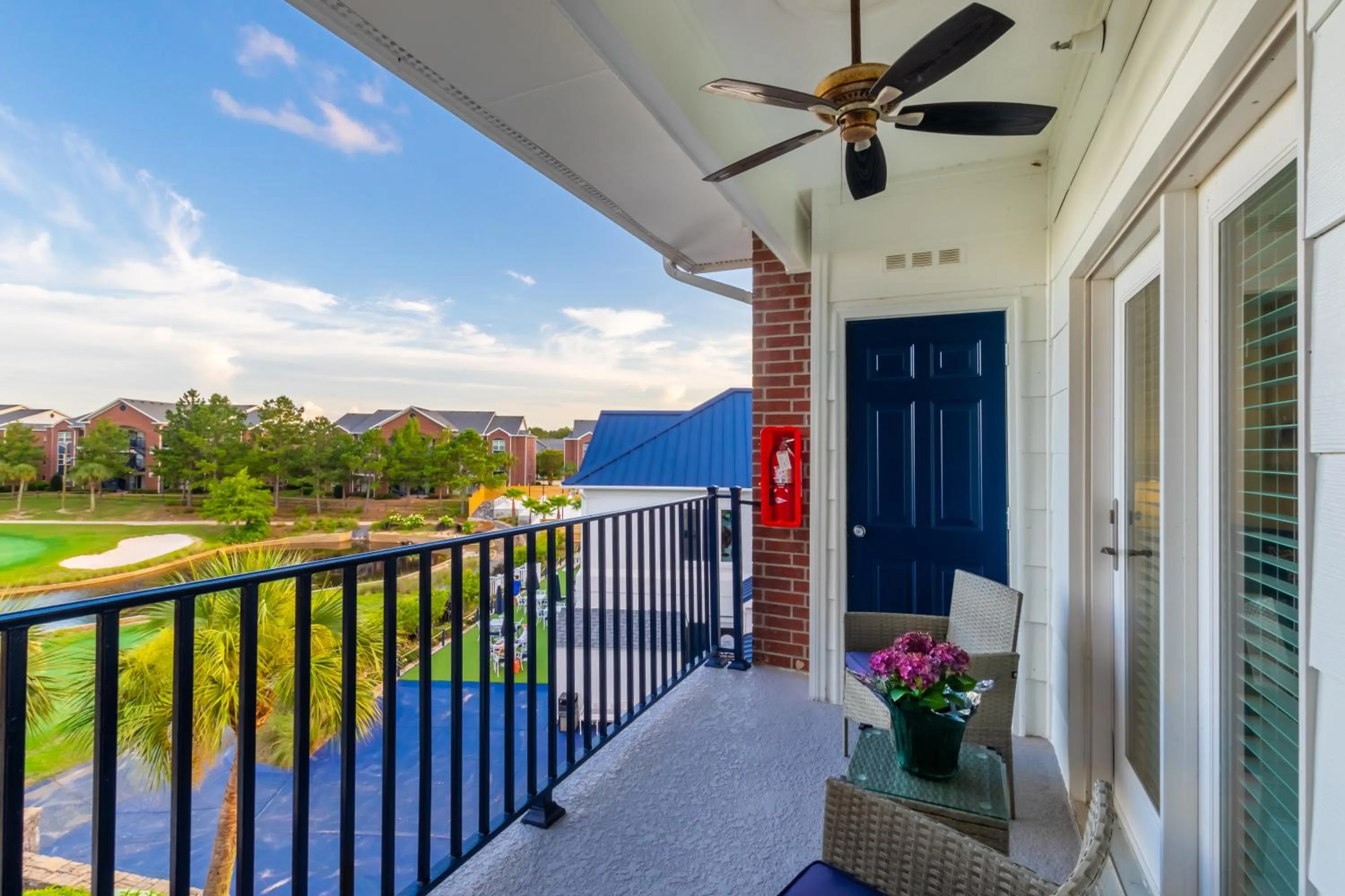 Patio in One Club Gulf Shores