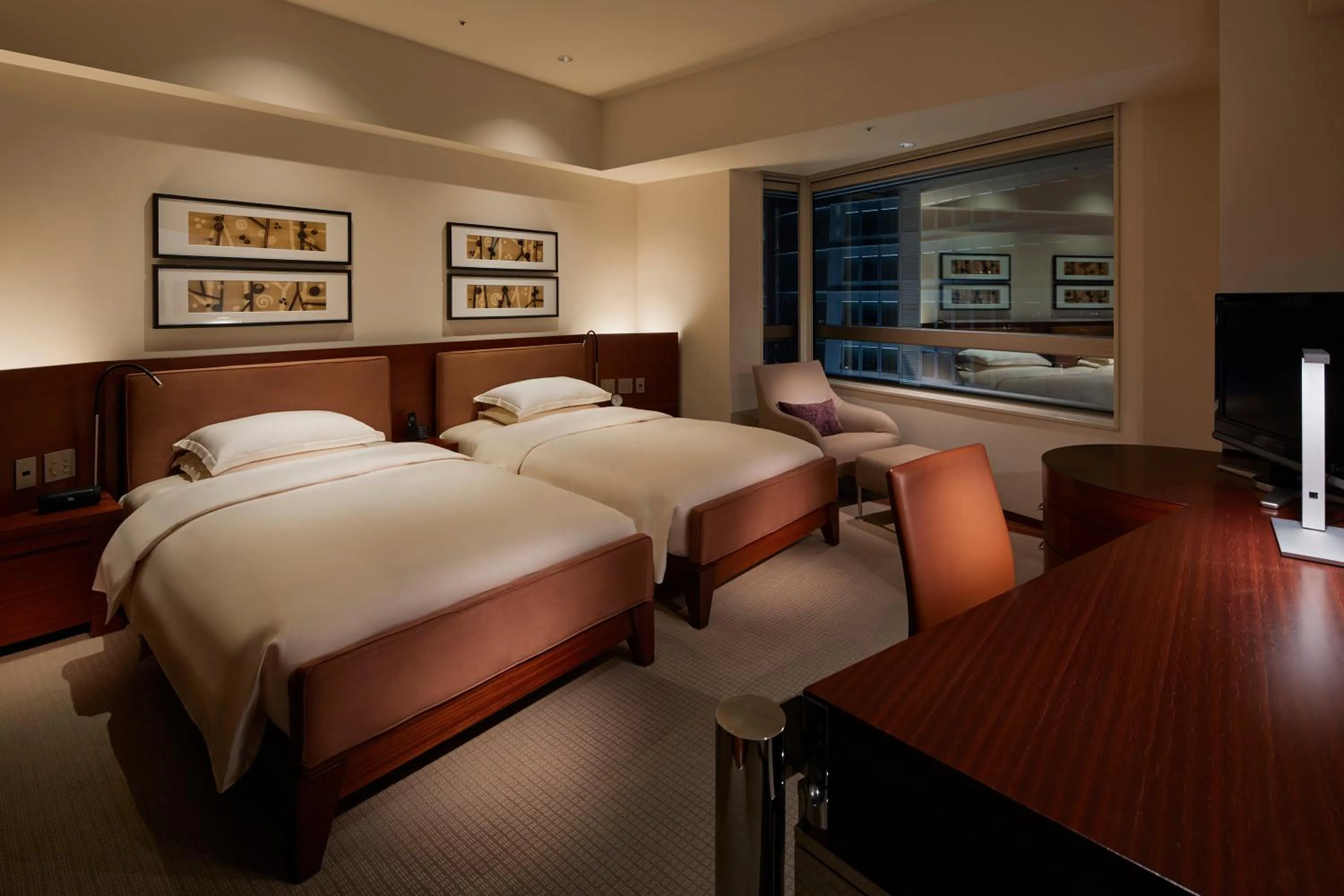 Bedroom, Bed in Grand Hyatt Tokyo
