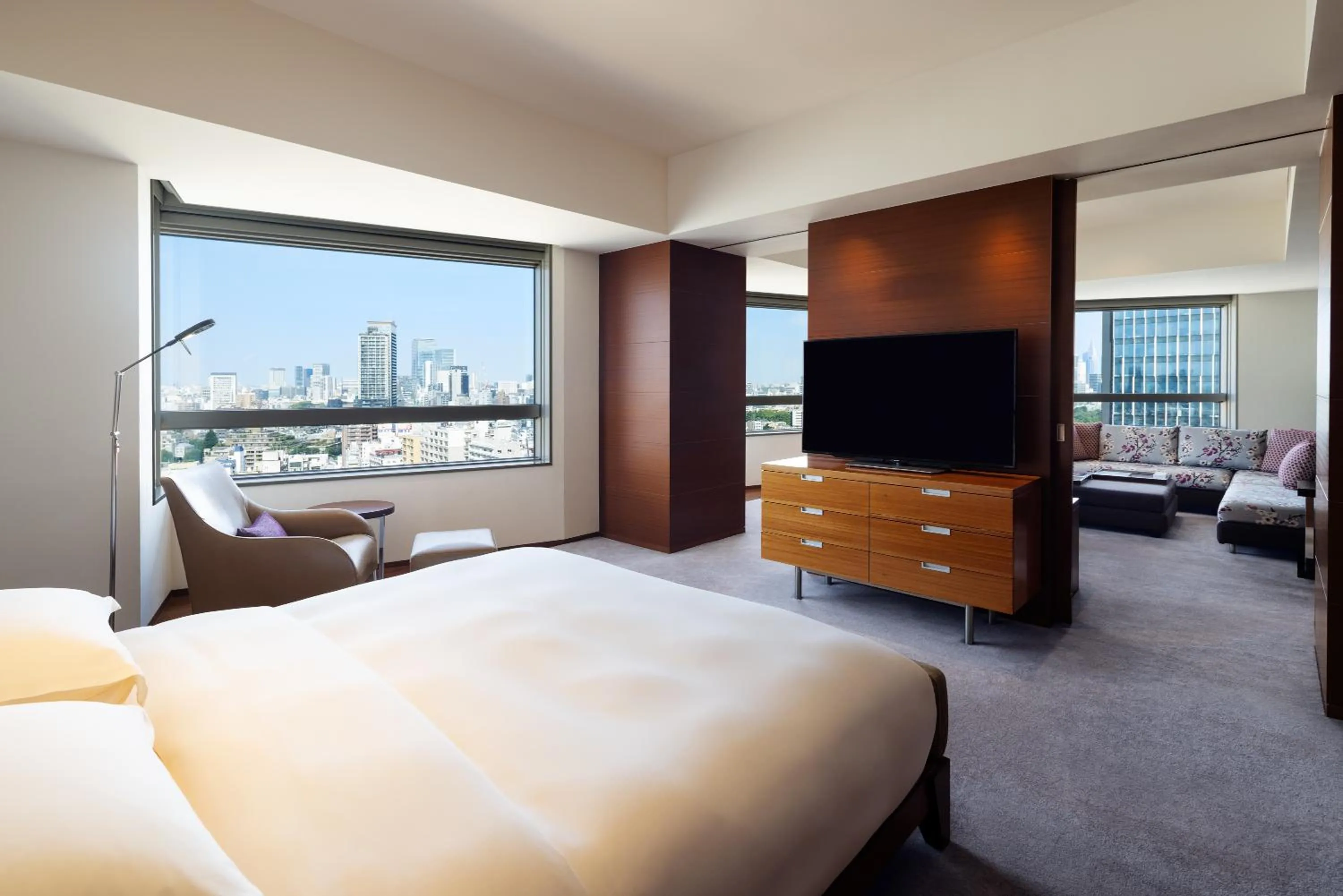 Bed in Grand Hyatt Tokyo