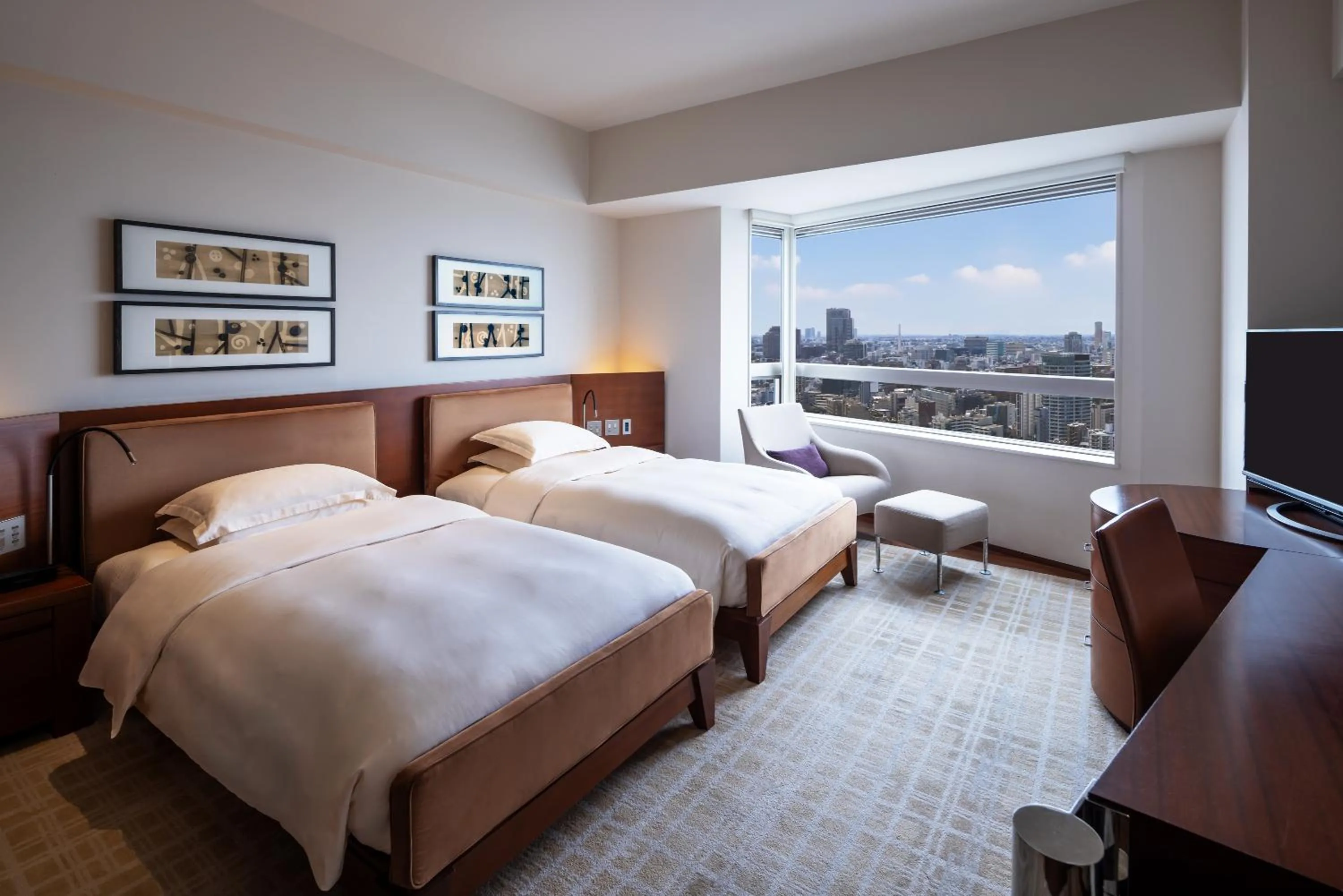 Twin Room with City View in Grand Hyatt Tokyo
