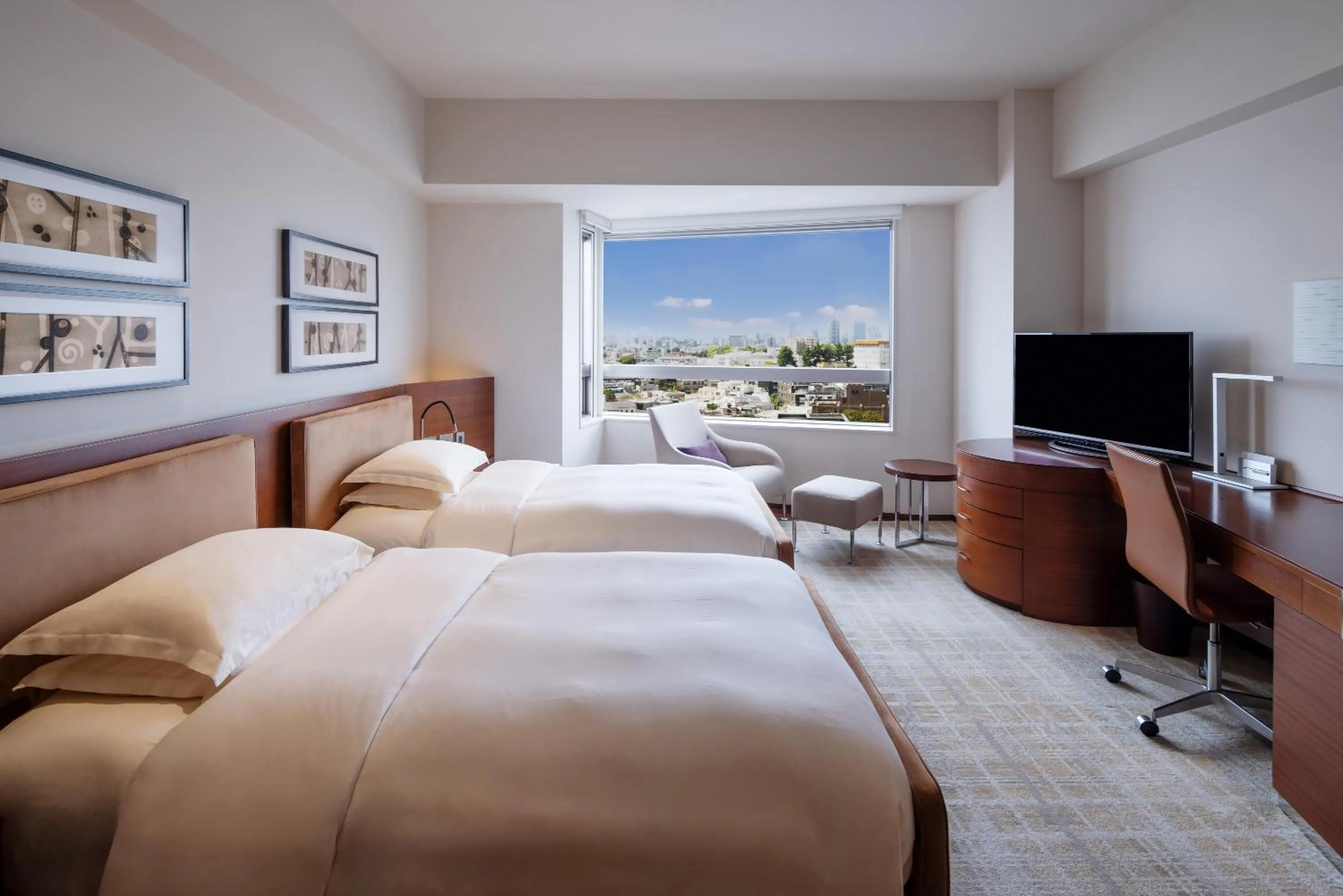 Bed in Grand Hyatt Tokyo