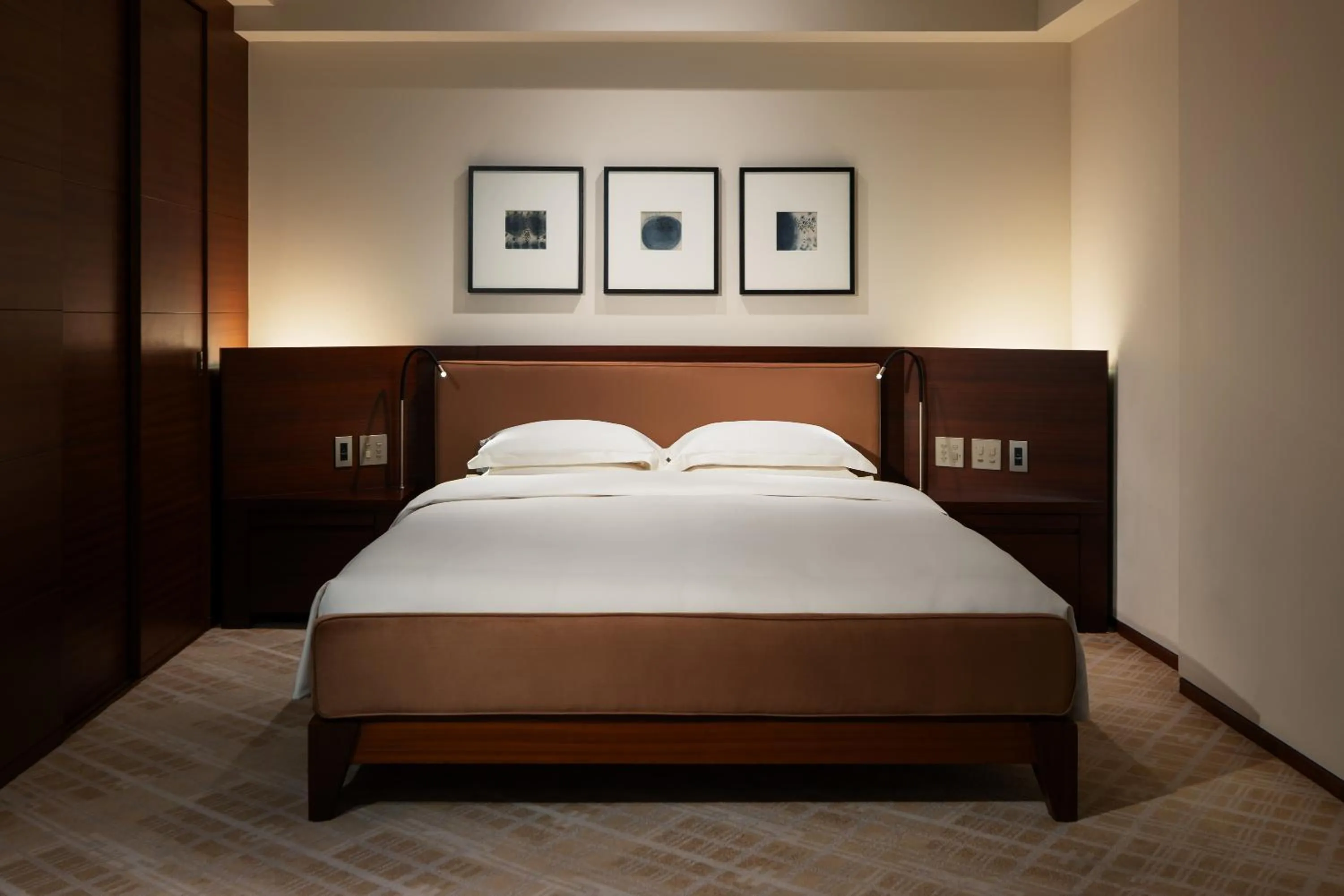 Bed in Grand Hyatt Tokyo
