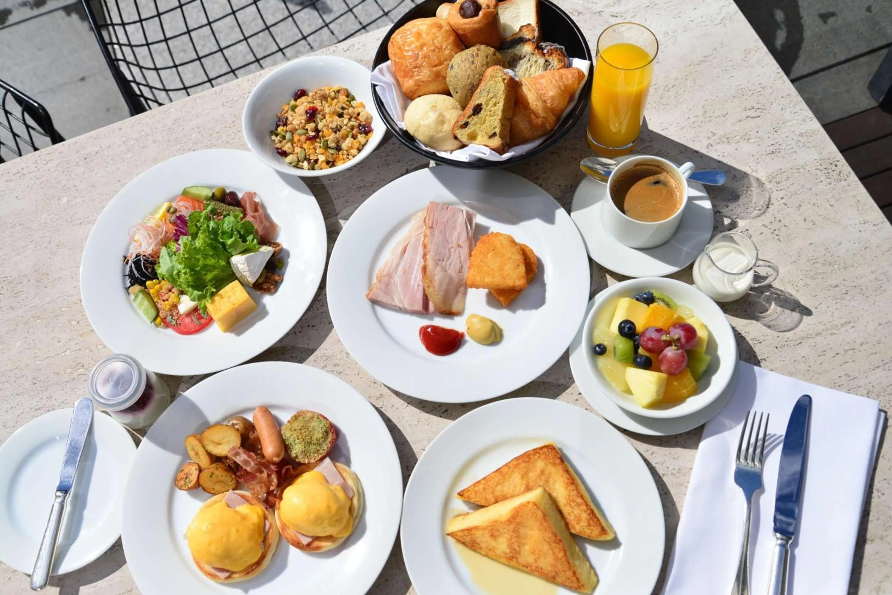 Breakfast in Grand Hyatt Tokyo