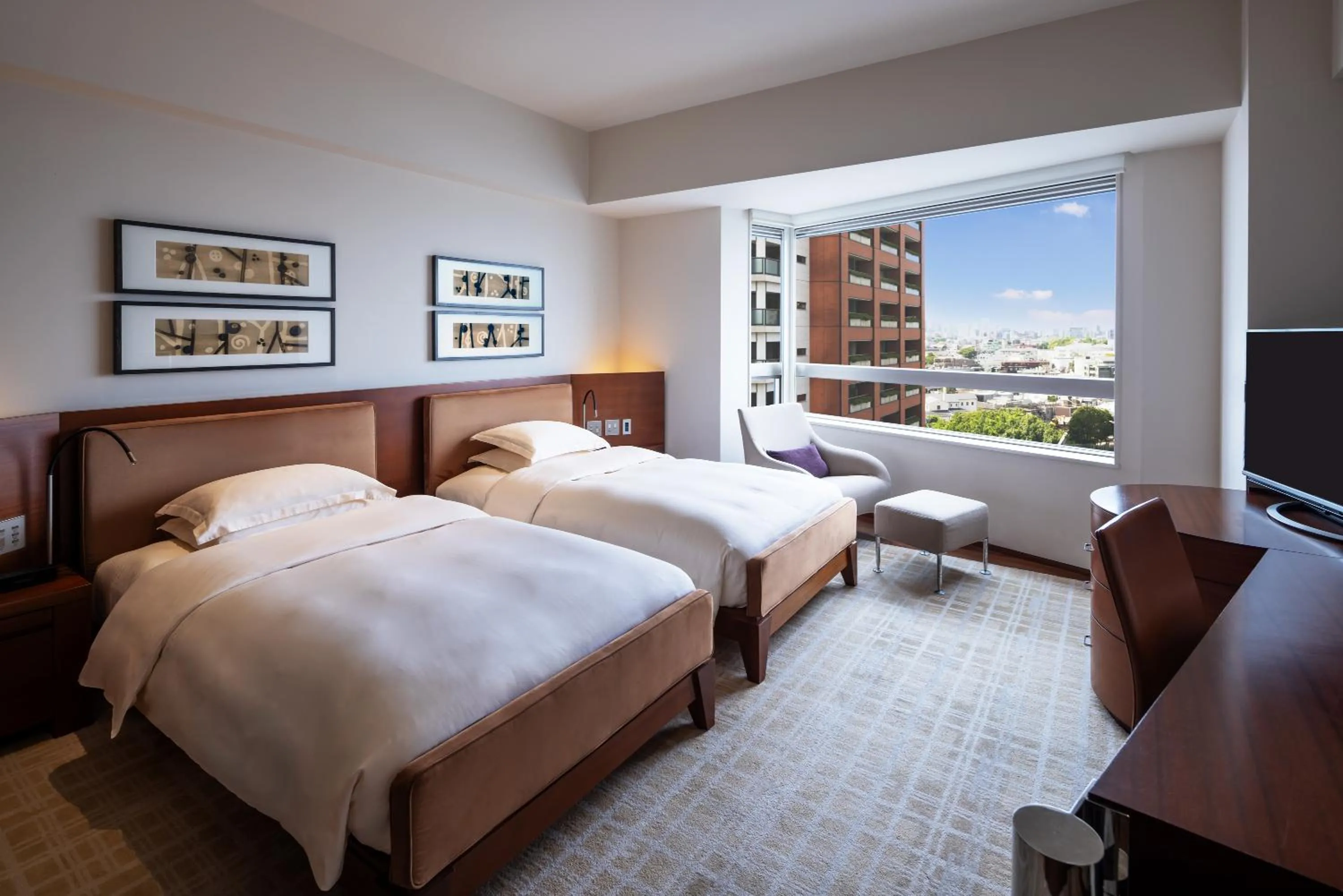 Bed in Grand Hyatt Tokyo