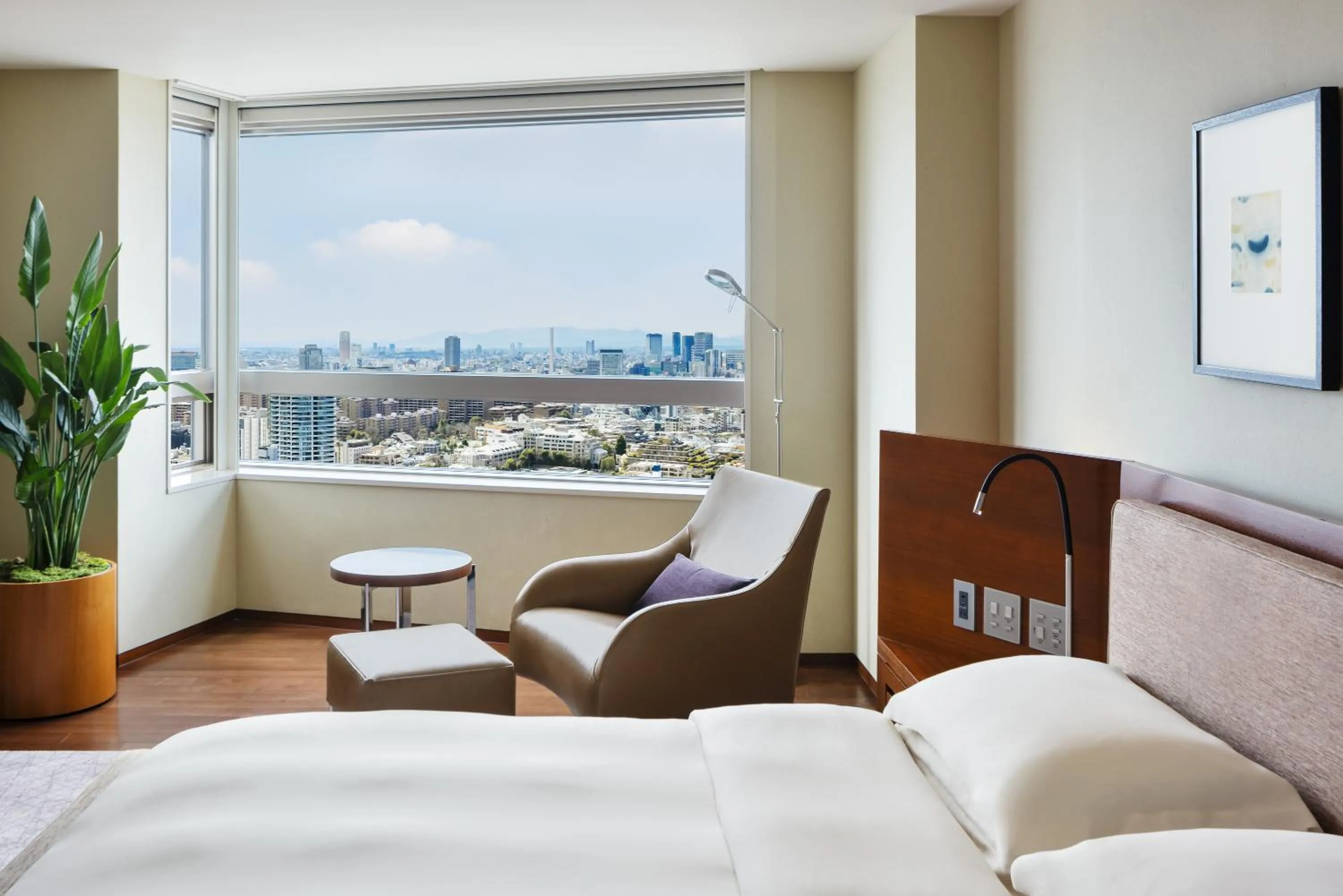 Bed in Grand Hyatt Tokyo