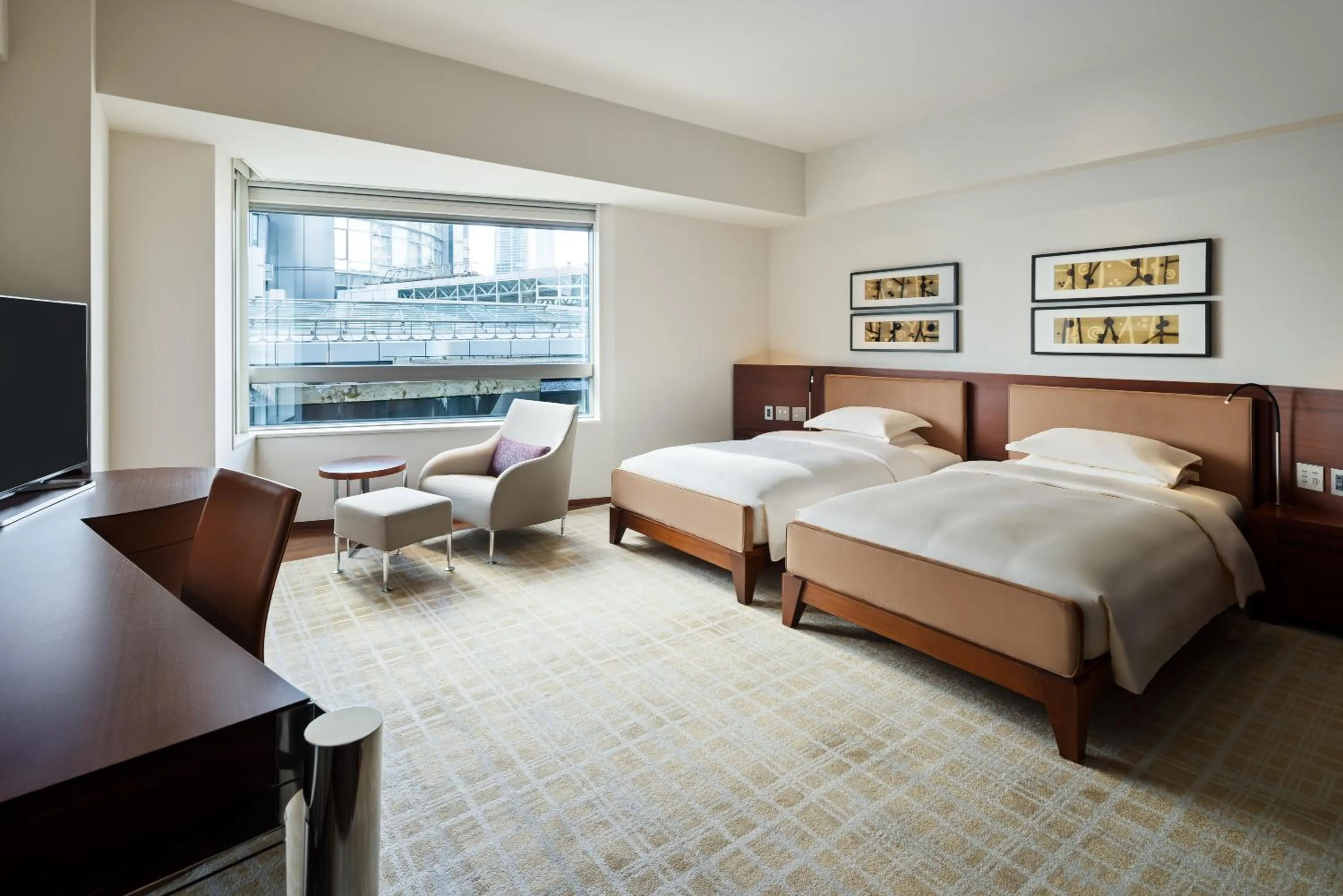 Bed in Grand Hyatt Tokyo