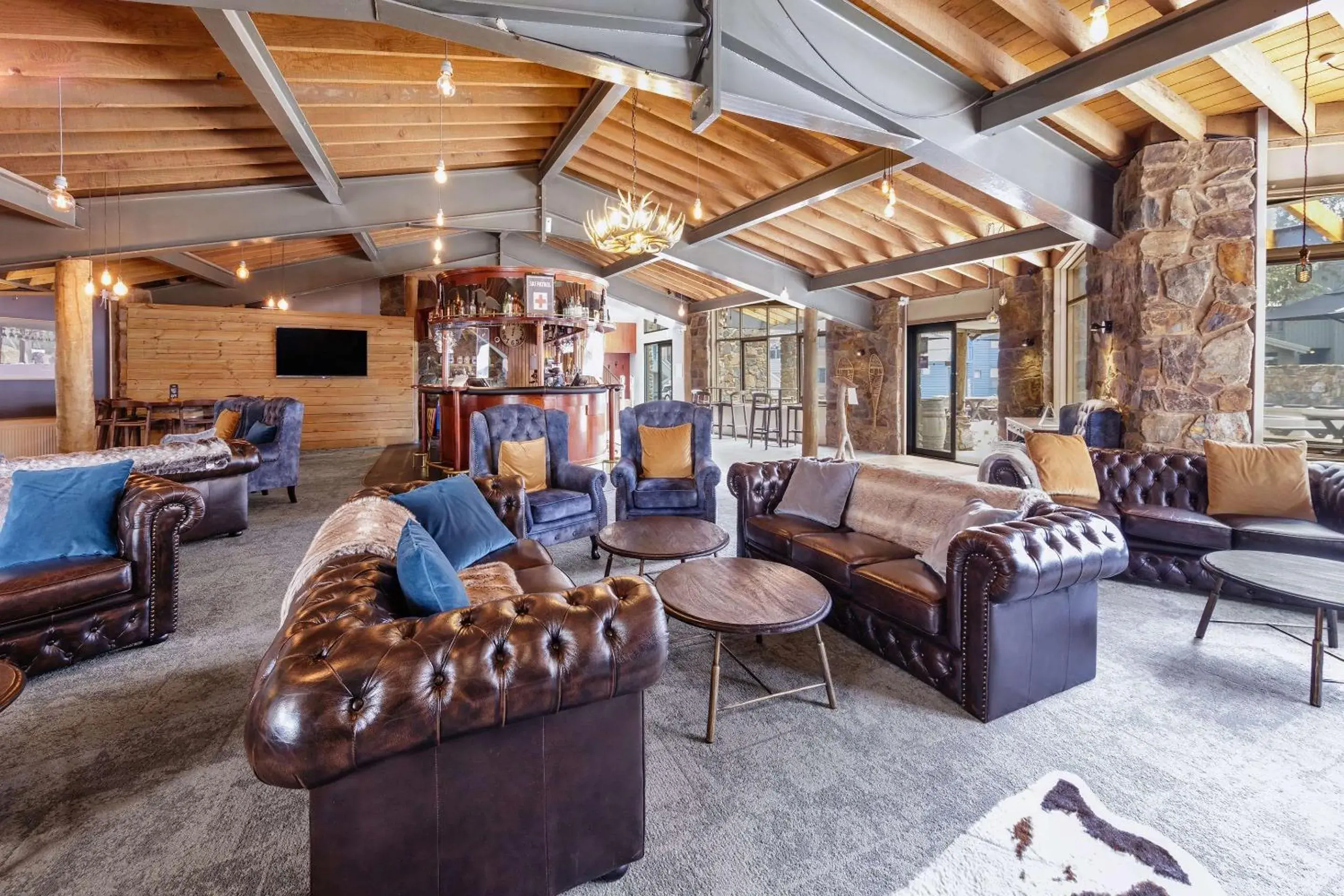 Lobby or reception in Club Wyndham Dinner Plain, Trademark Collection by Wyndham Lobby or reception in Club Wyndham Dinner Plain, Trademark Collection by Wyndham