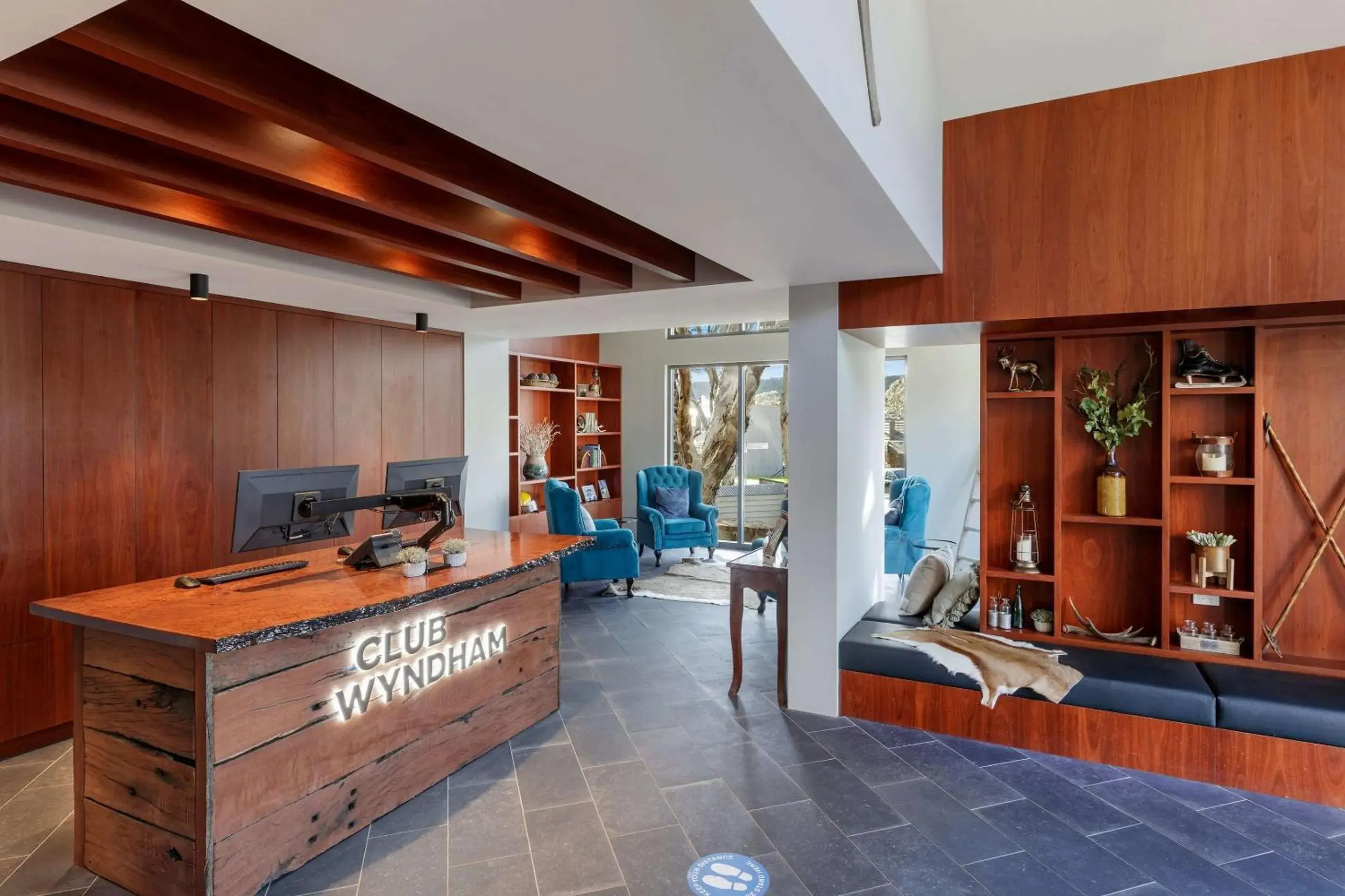 Lobby or reception in Club Wyndham Dinner Plain, Trademark Collection by Wyndham Lobby or reception in Club Wyndham Dinner Plain, Trademark Collection by Wyndham