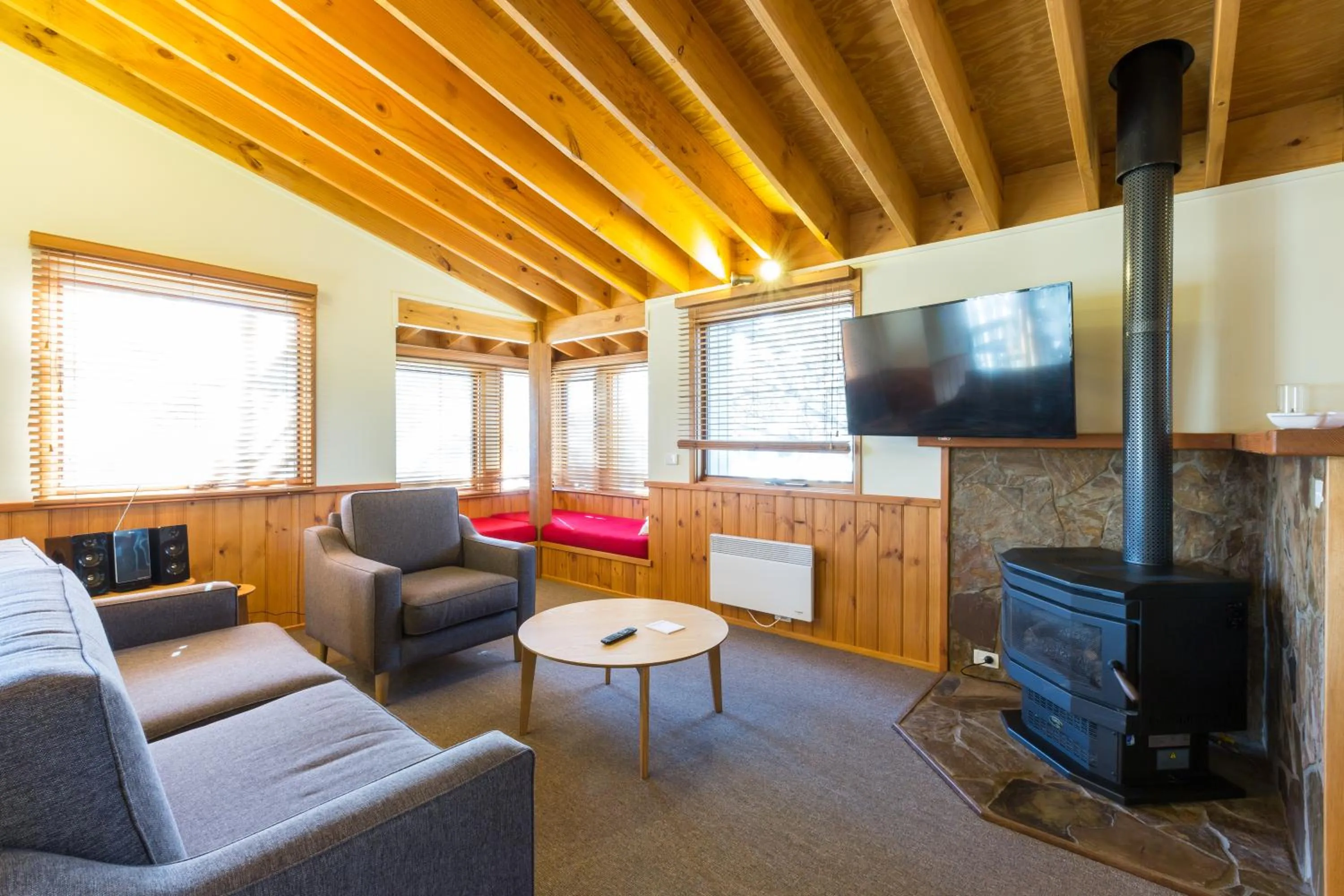 Living room in Club Wyndham Dinner Plain, Trademark Collection by Wyndham