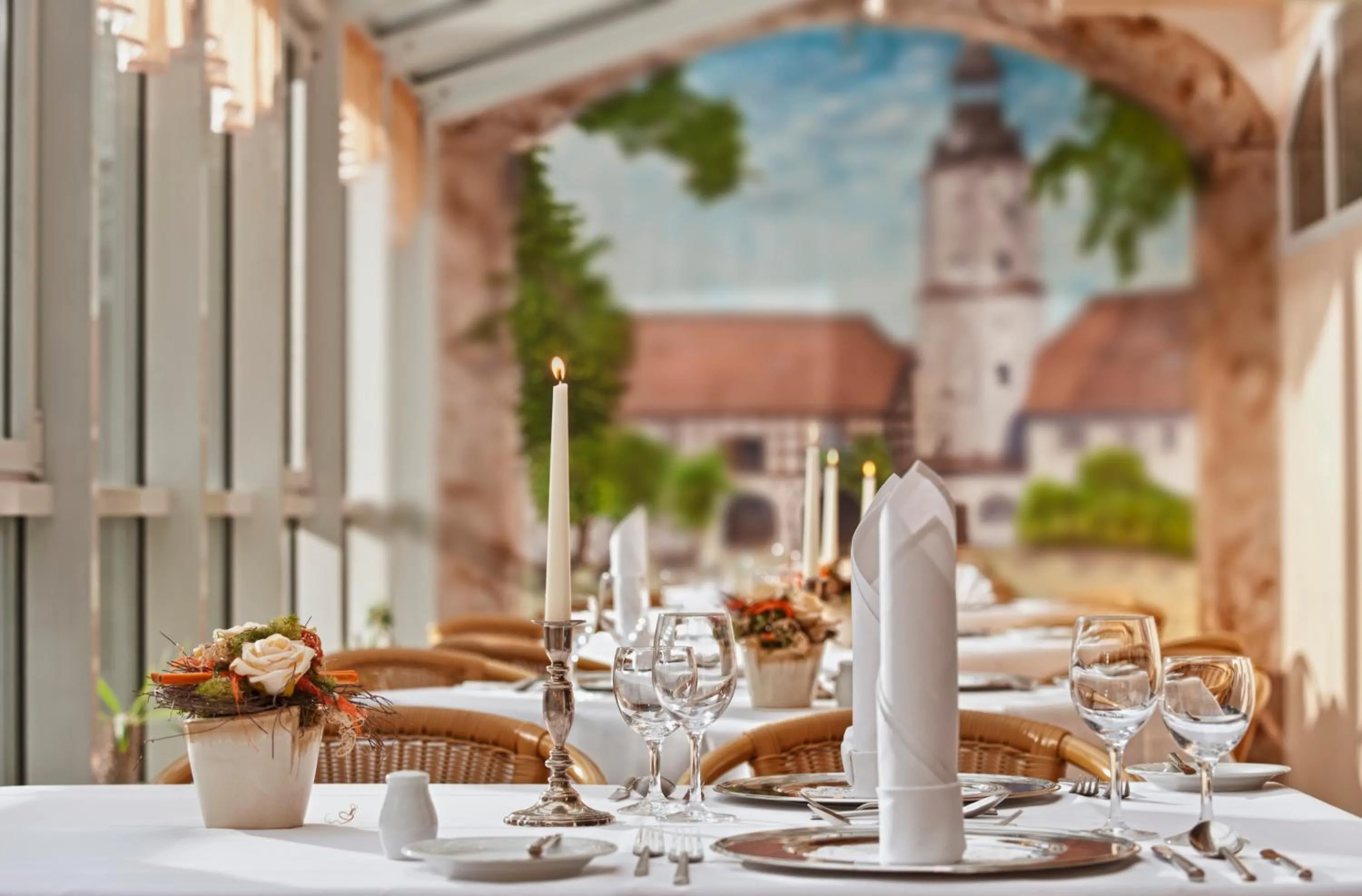 Restaurant/places to eat in Hotel Schloss Schweinsburg