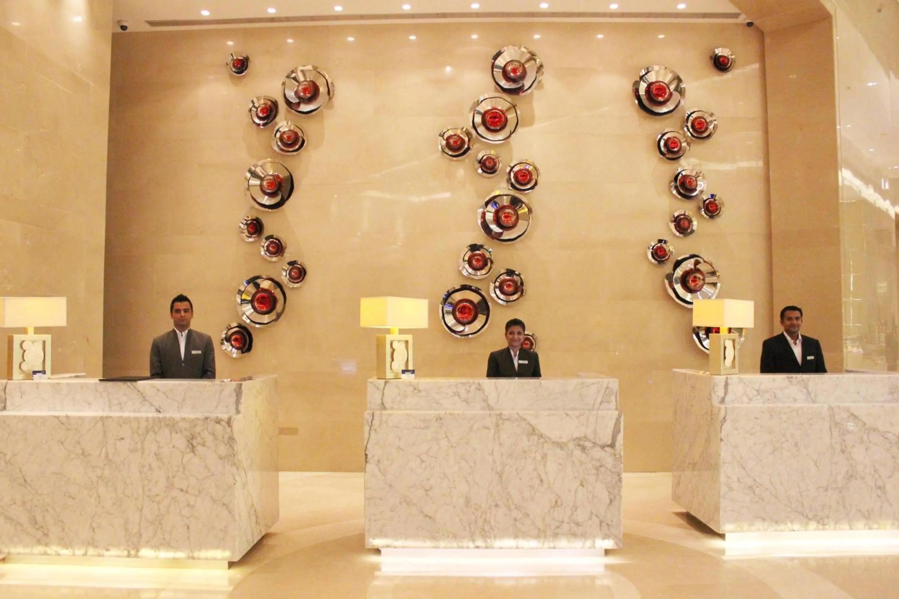 Lobby or reception in Courtyard by Marriott Pune Chakan