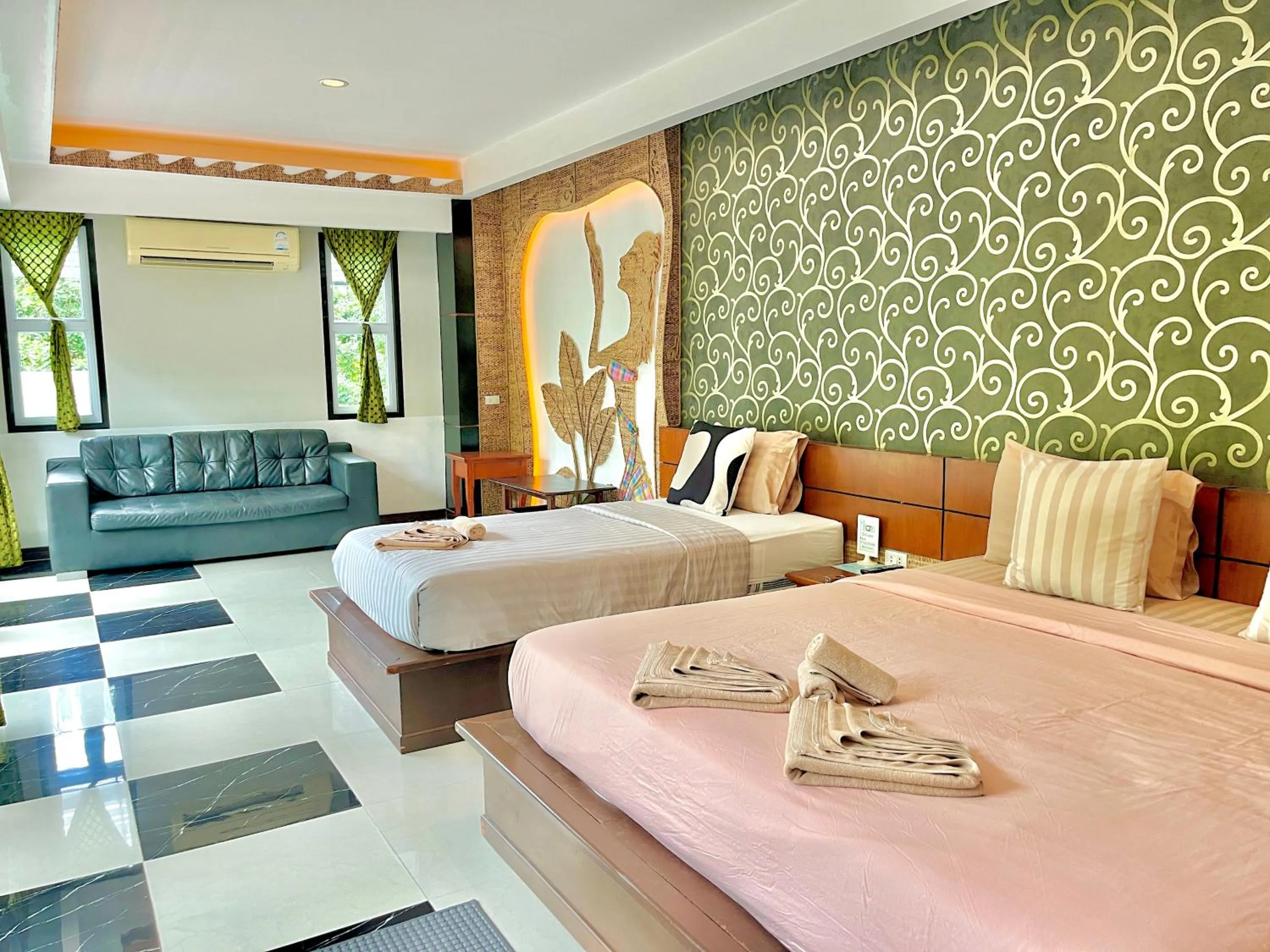 Bedroom, Bed in AC 2 Resort