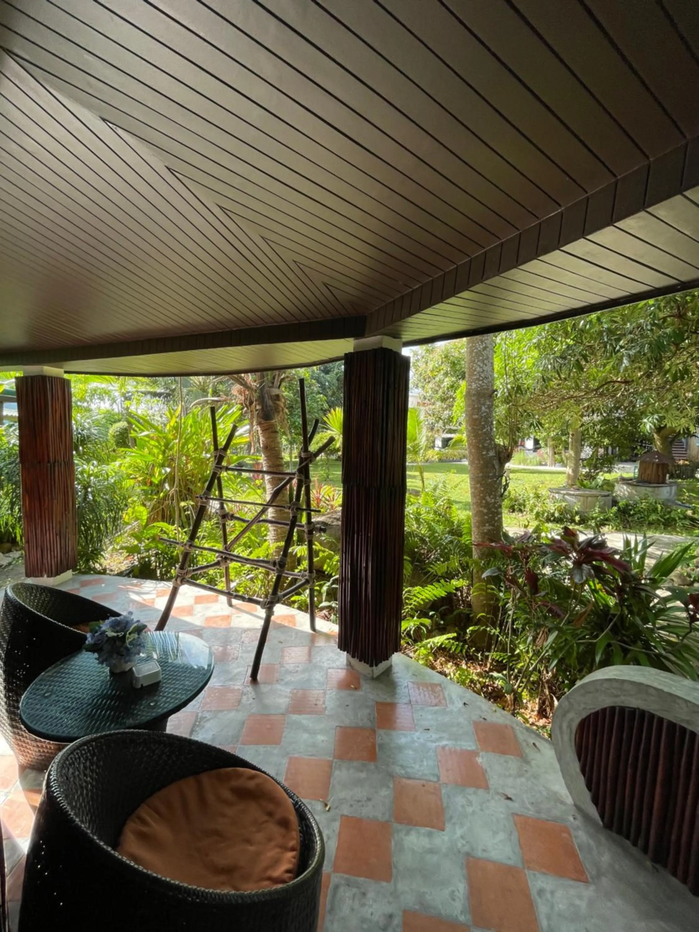 Patio in AC 2 Resort