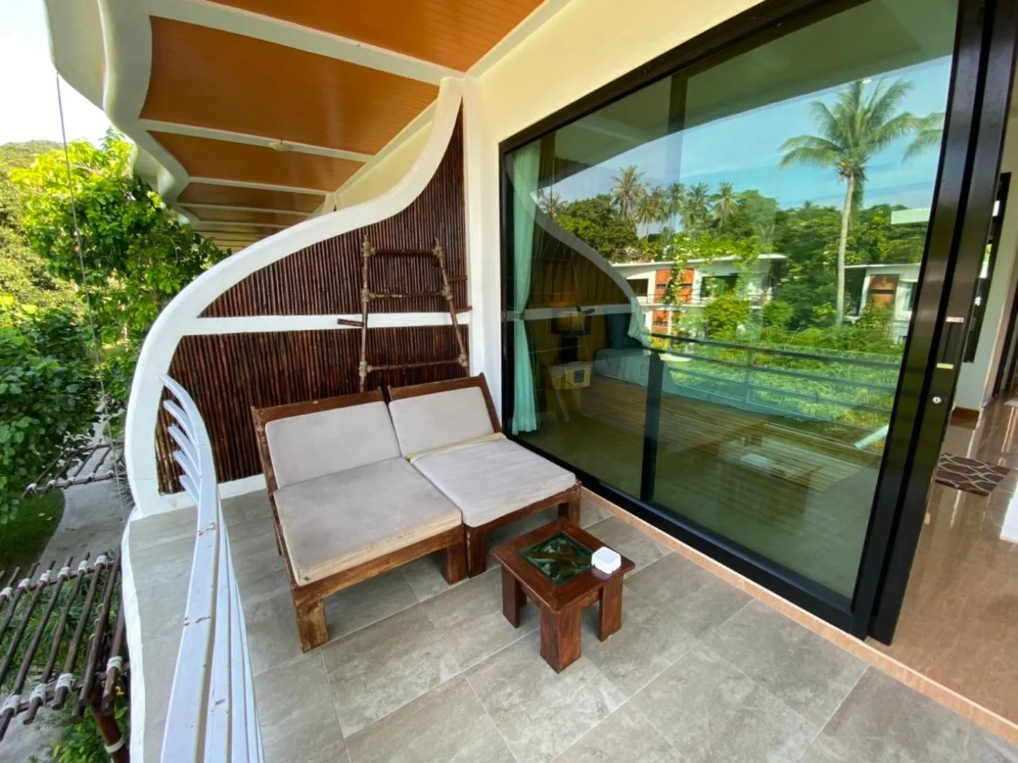 Patio in AC 2 Resort