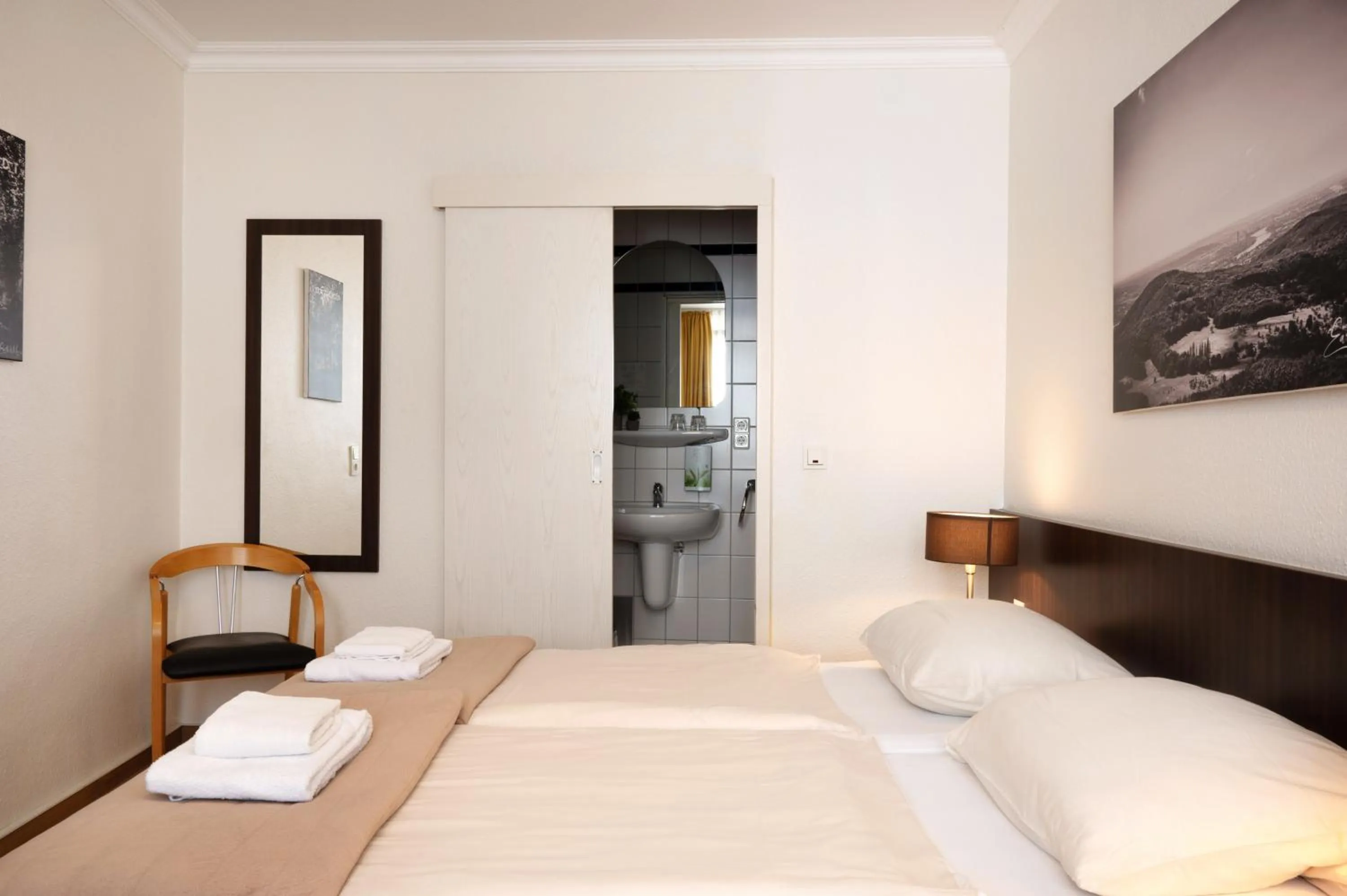 Bed in Hotel Mercedes City