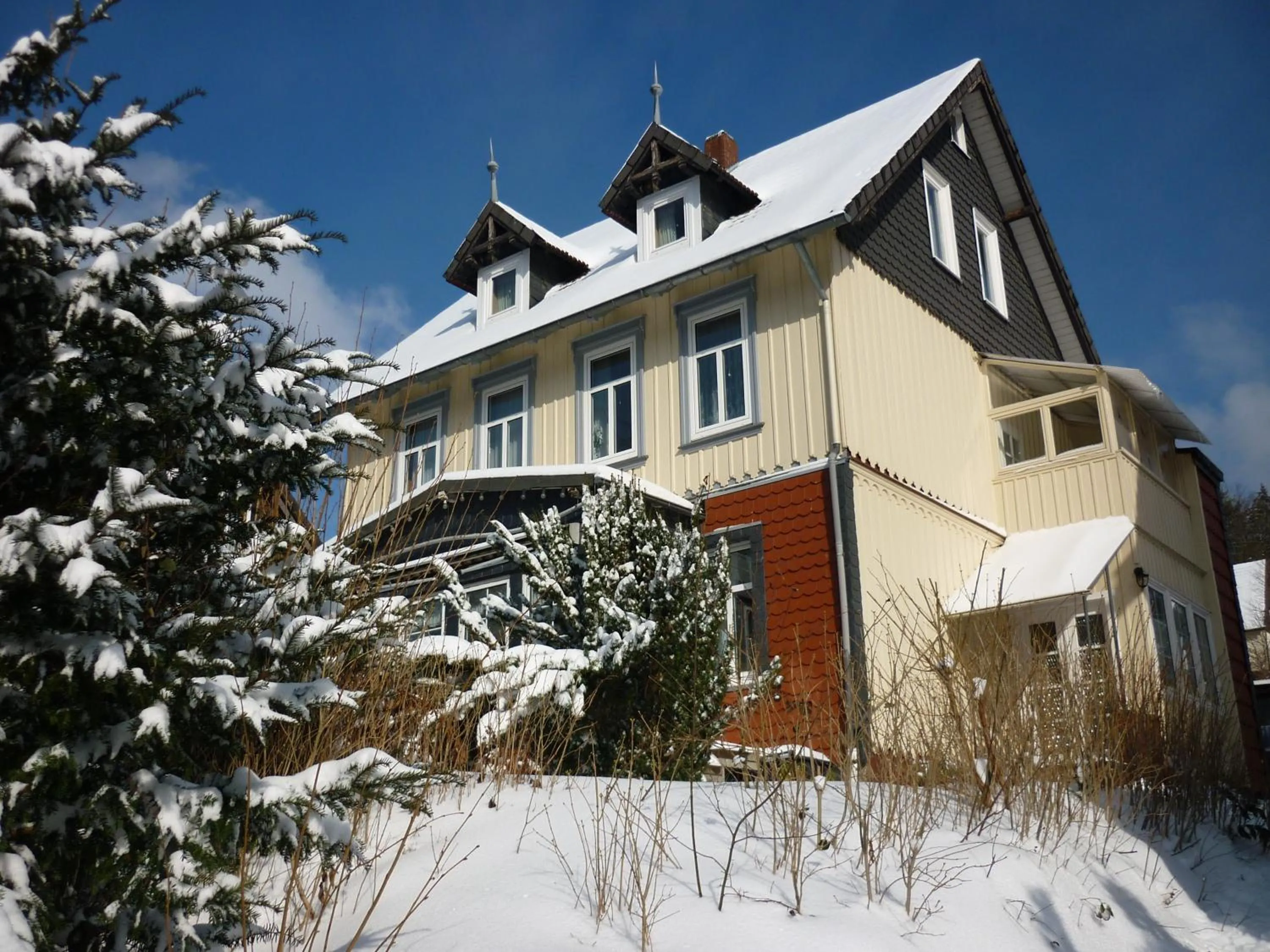 Facade/entrance in Pension Haus Martha