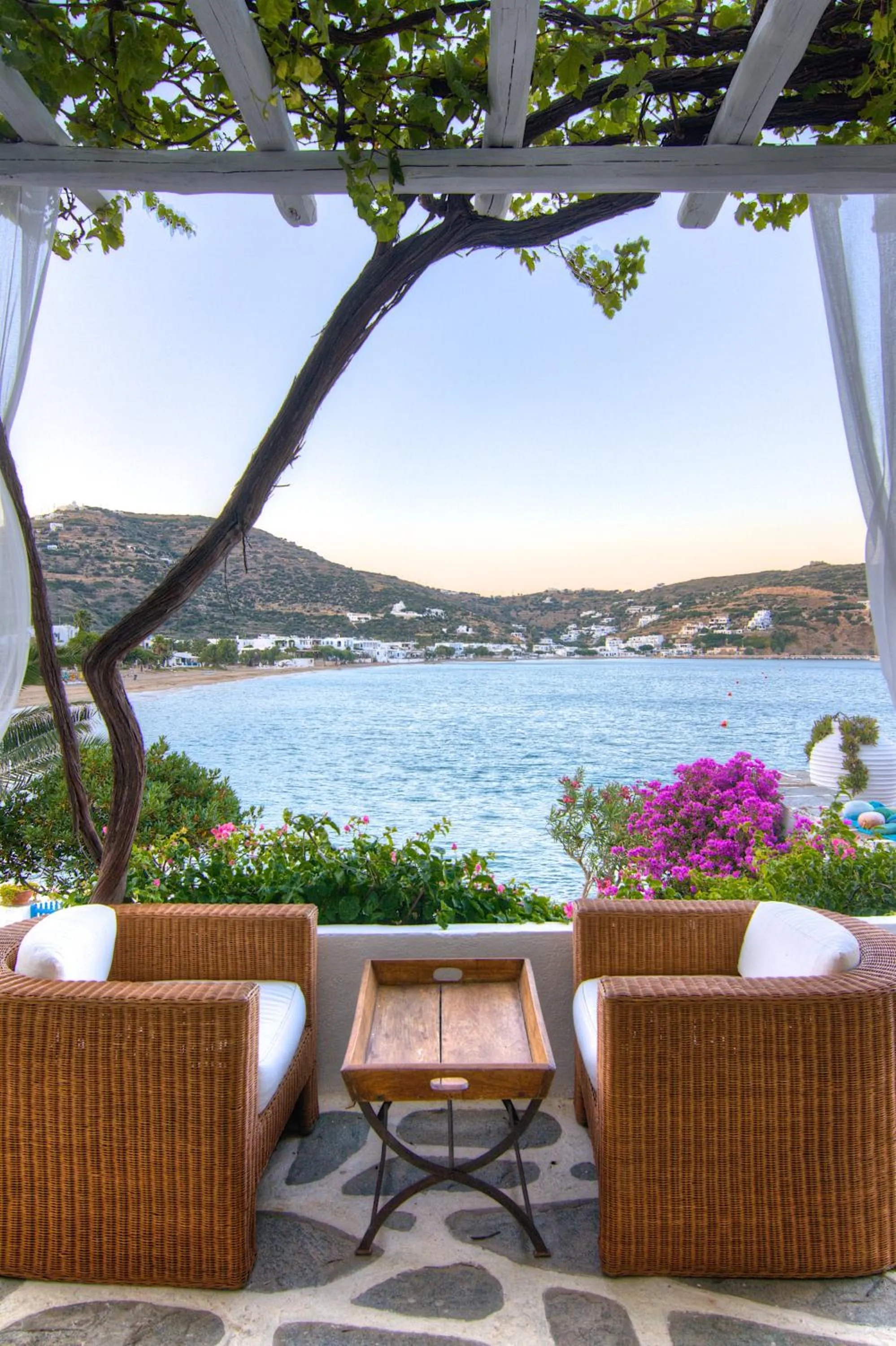 Balcony/Terrace in Platys Gialos Hotel Sifnos