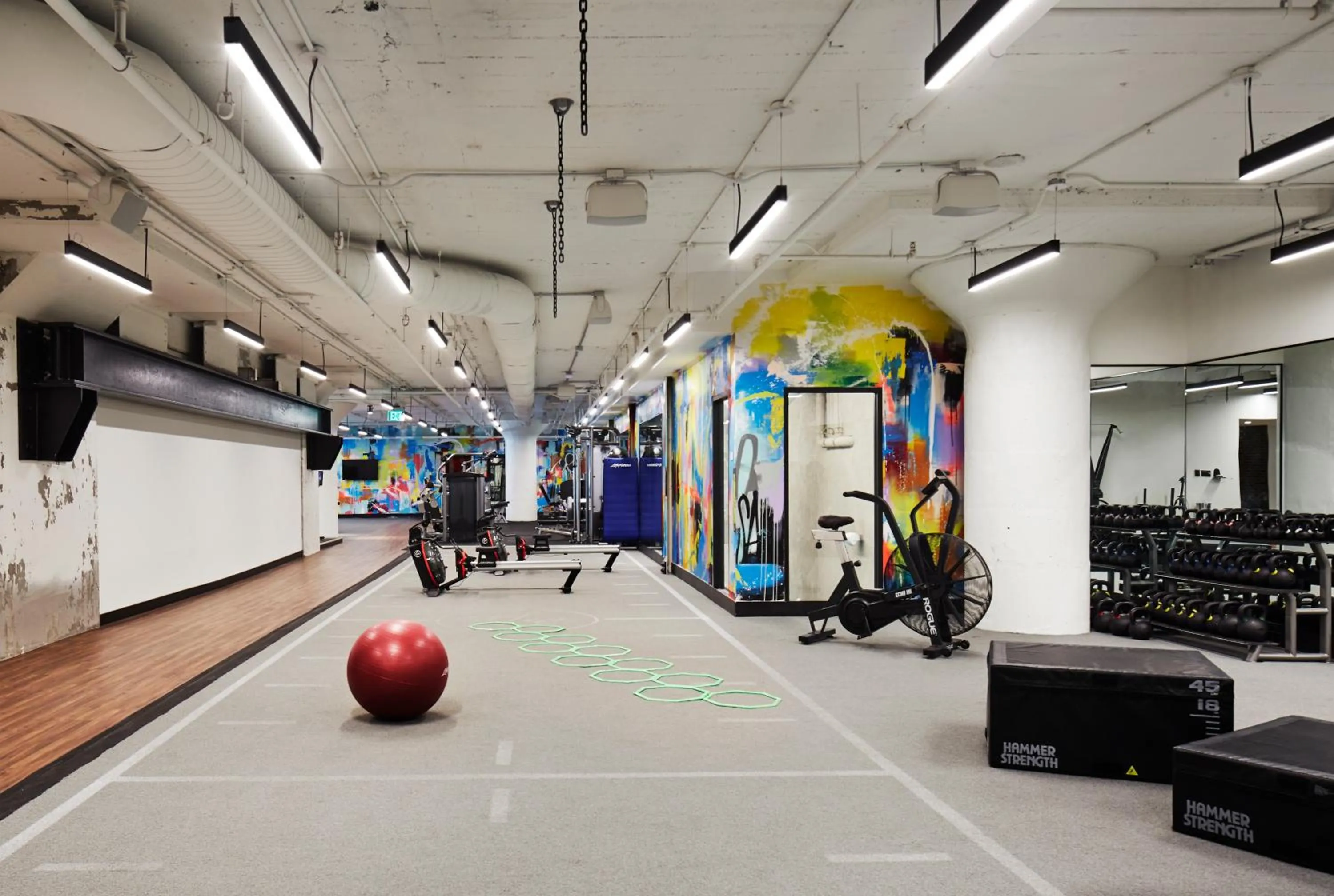 Fitness centre/facilities in Fitler Club