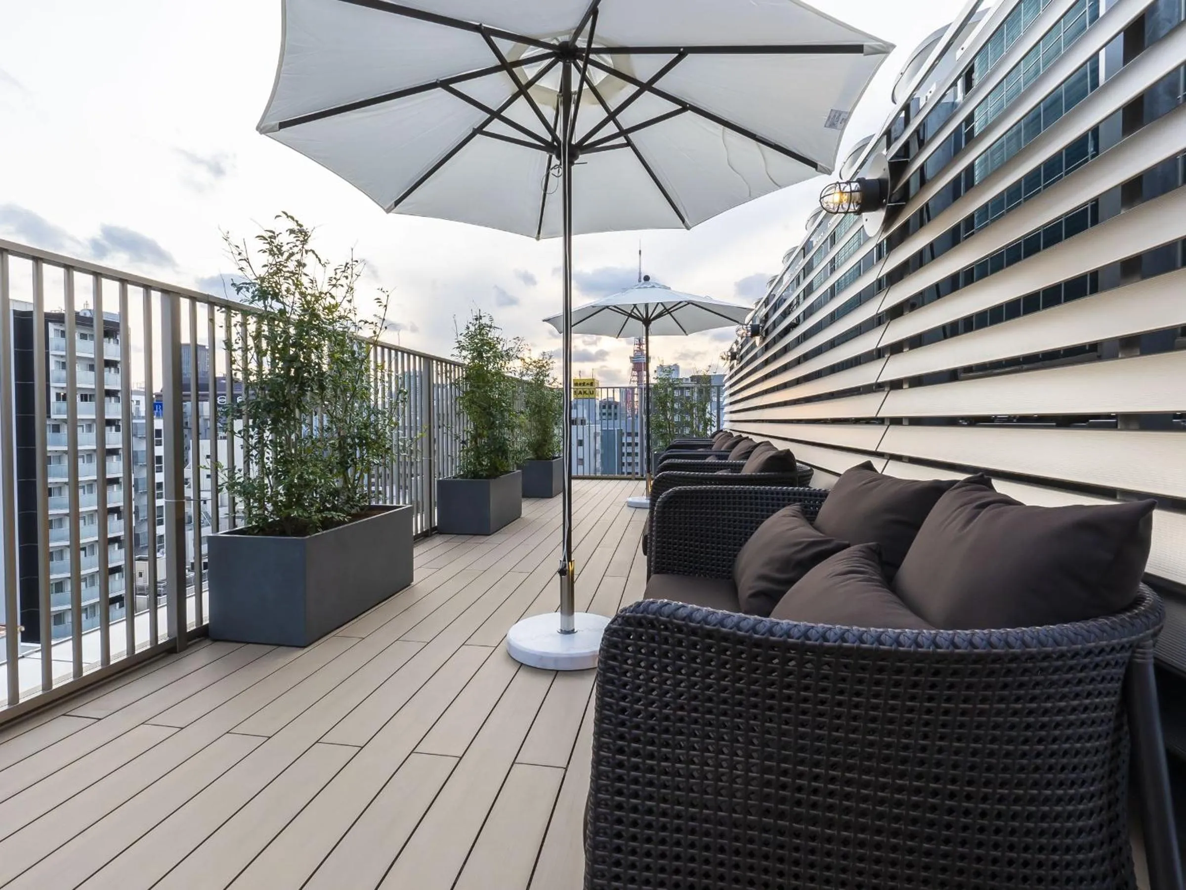 Balcony/Terrace in Bay Hotel Tokyo Hamamatsucho