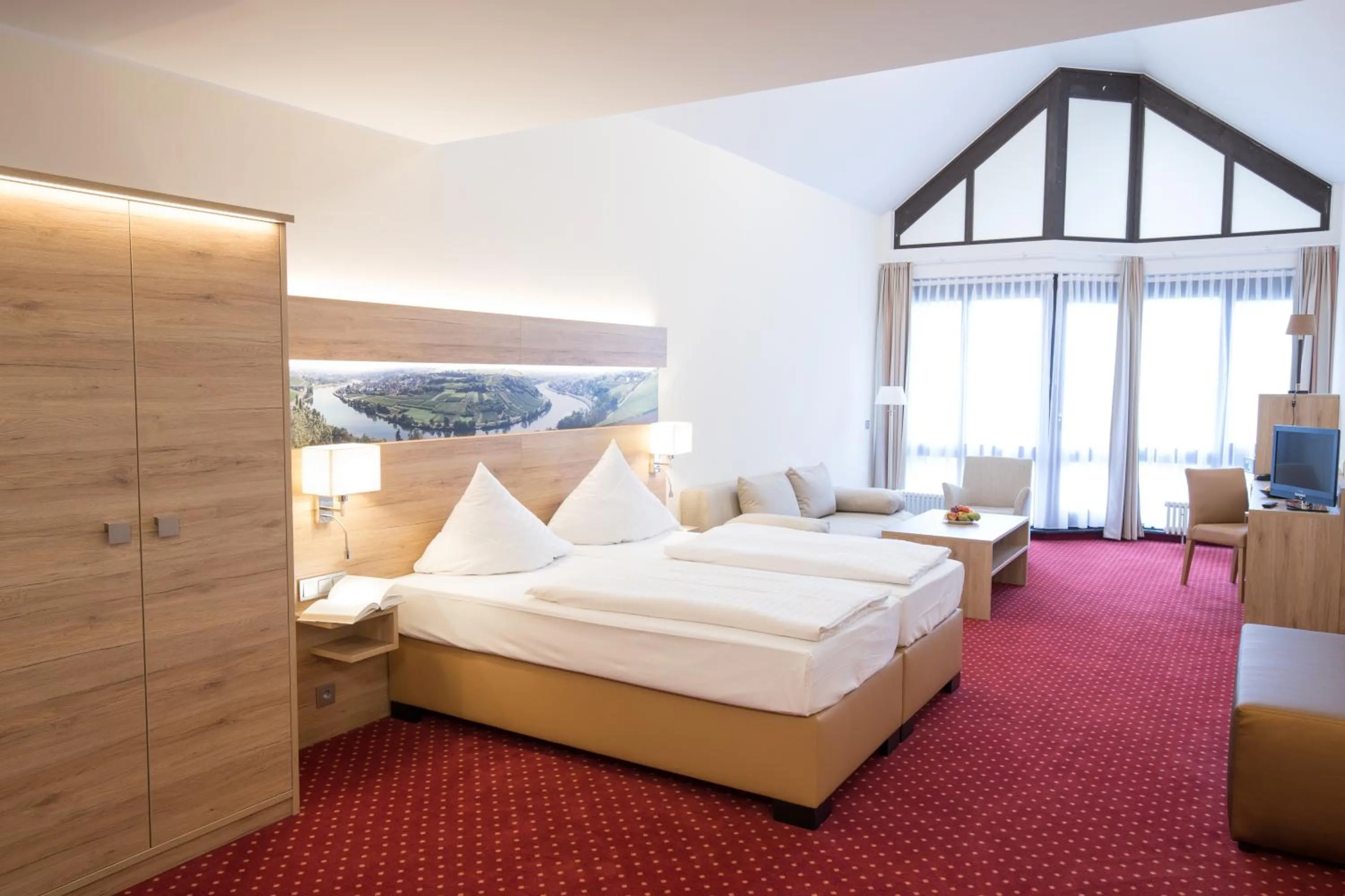 Photo of the whole room, Bed in Hotel Moselblick