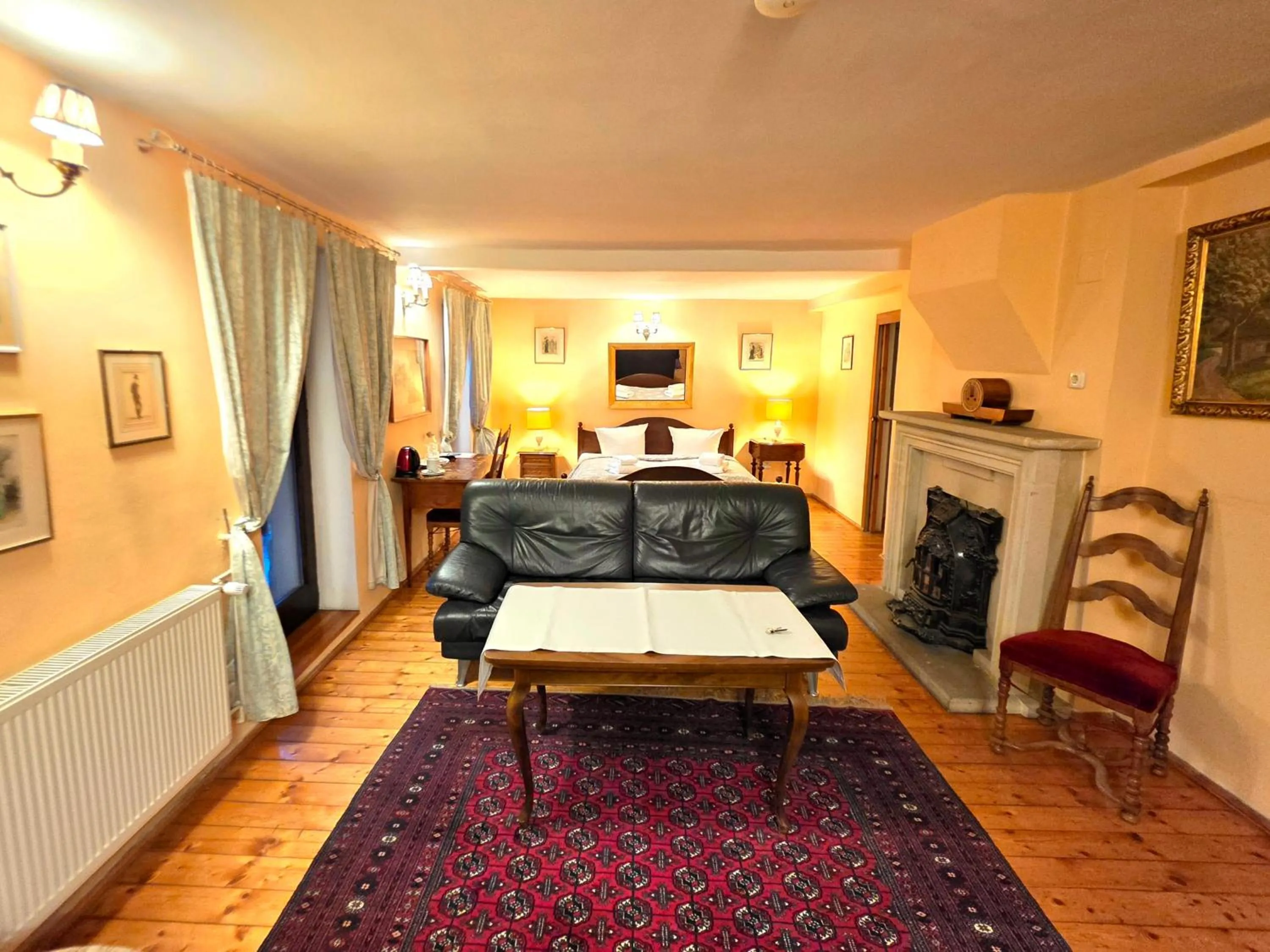 Seating area in Dworek Adamski