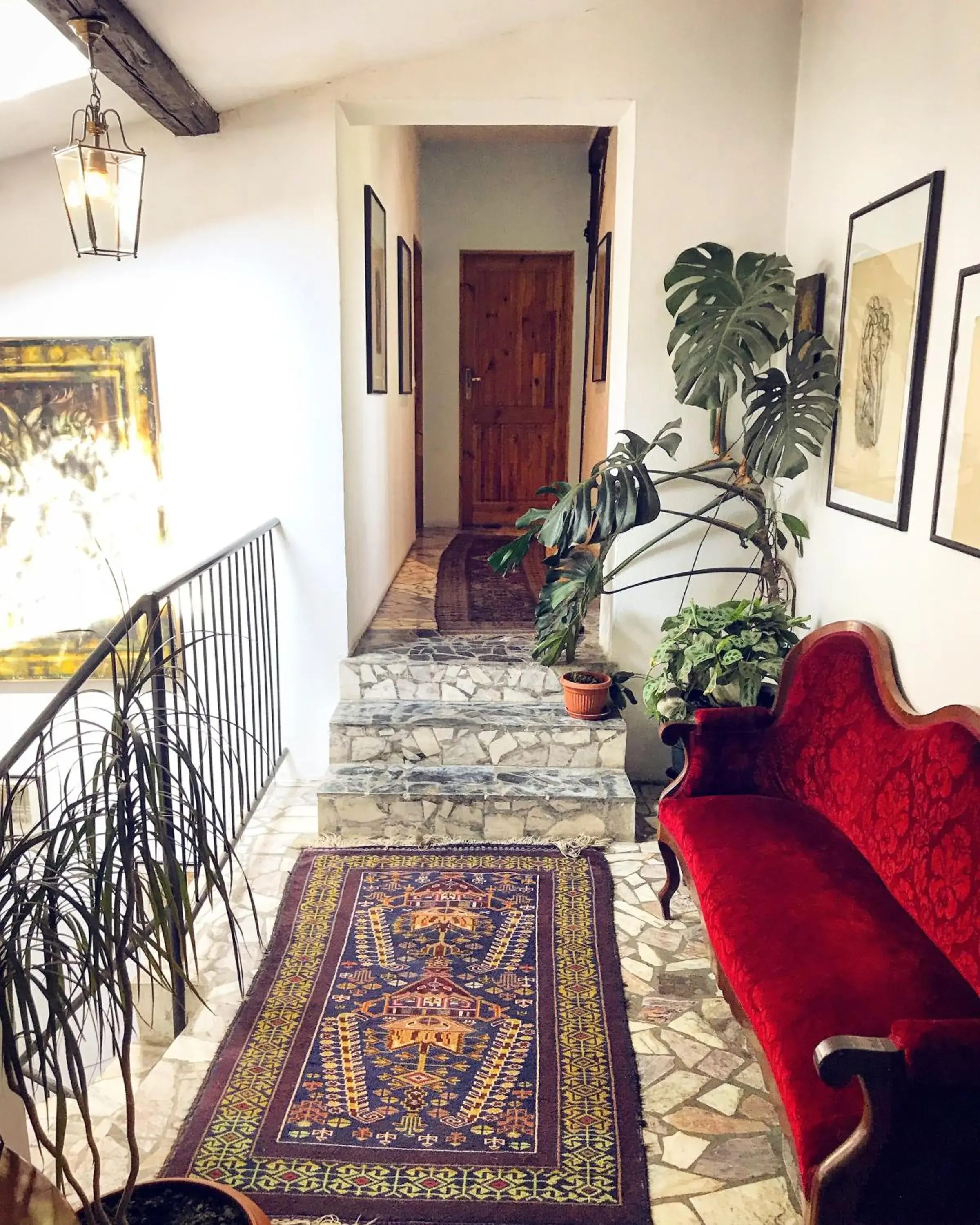 Seating area, Bed in Dworek Adamski Seating area, Bed in Dworek Adamski