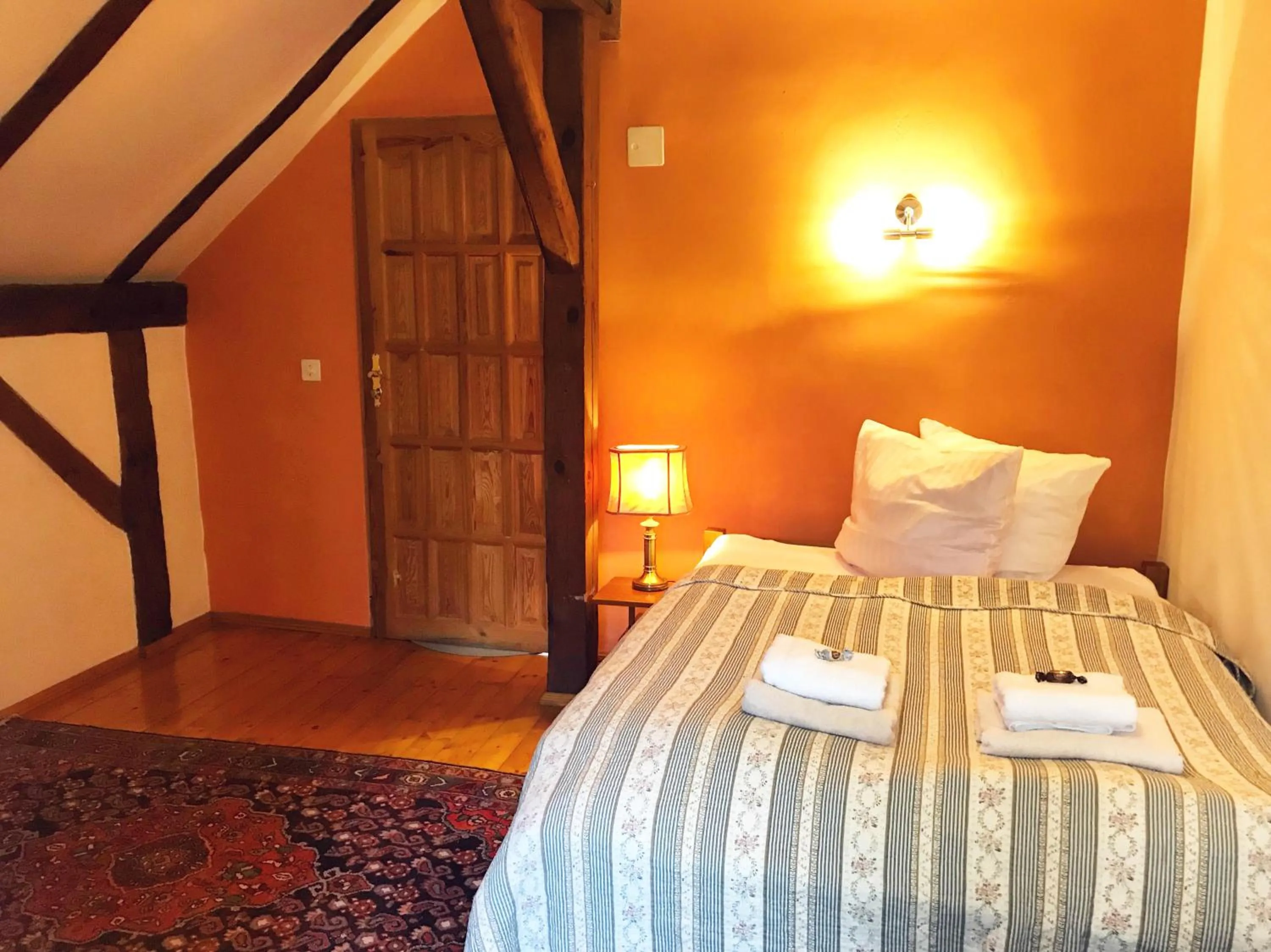 Photo of the whole room, Bed in Dworek Adamski