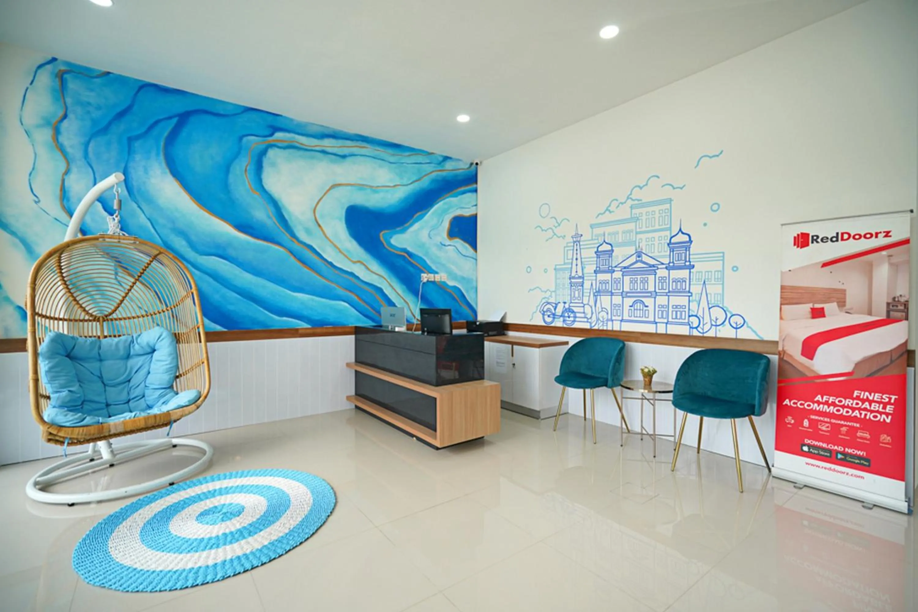 Lobby or reception in RedDoorz Plus @ Terban Residence