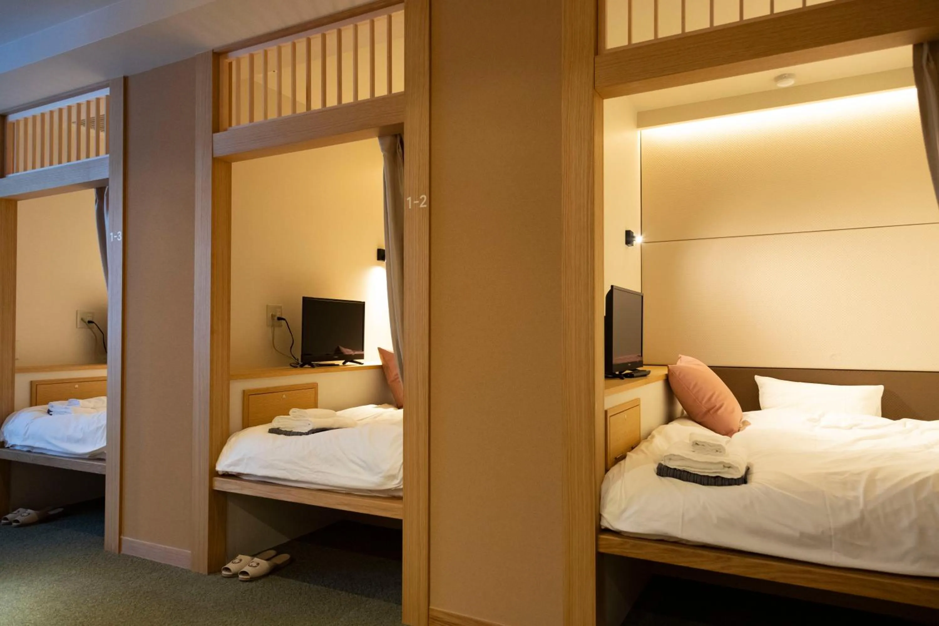 Bed in Hatagoya Jozankei Shoten-Adult Only