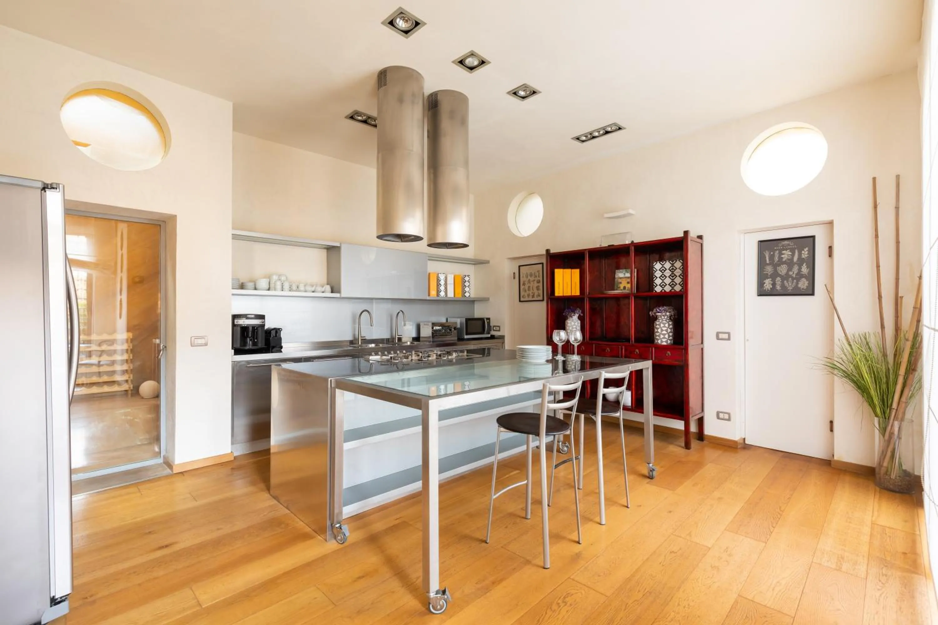 Kitchen or kitchenette in Relais Clivo Vaticano