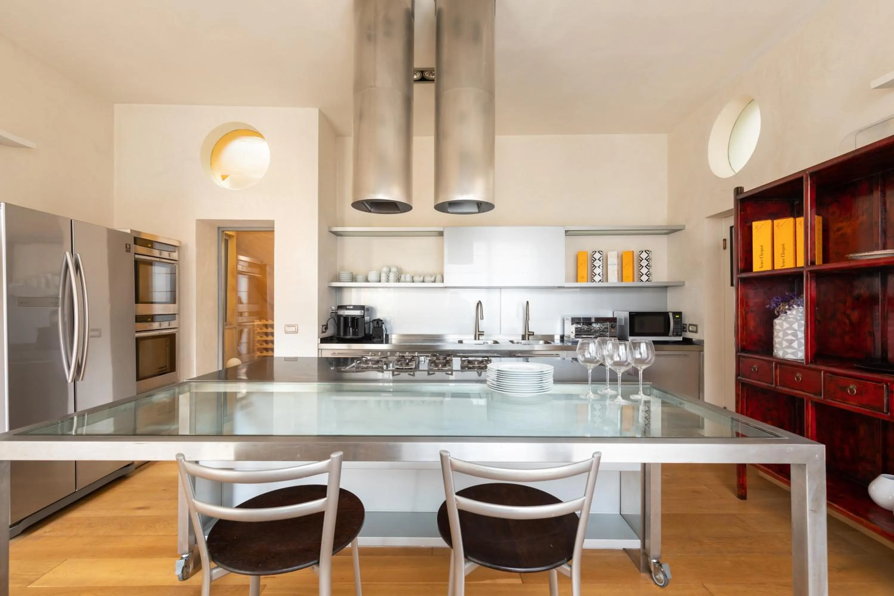 Kitchen or kitchenette in Relais Clivo Vaticano