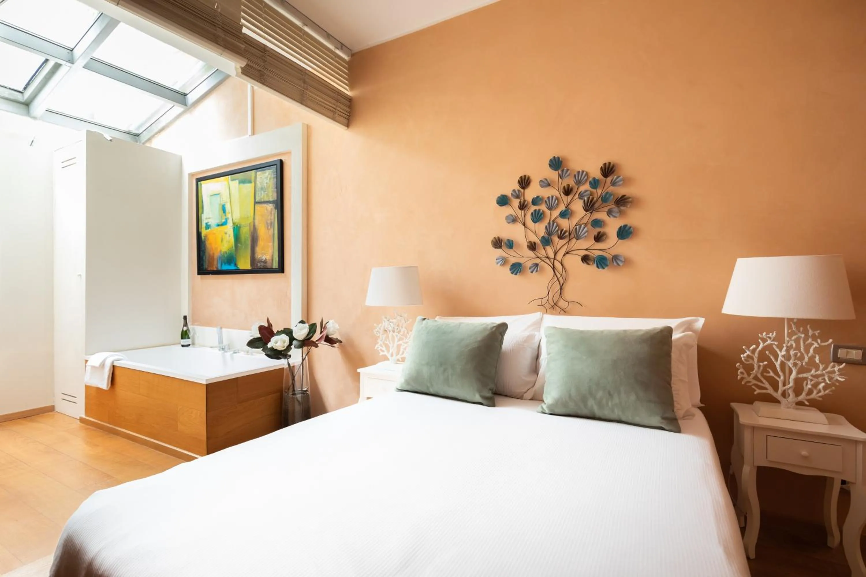 Bed in Relais Clivo Vaticano