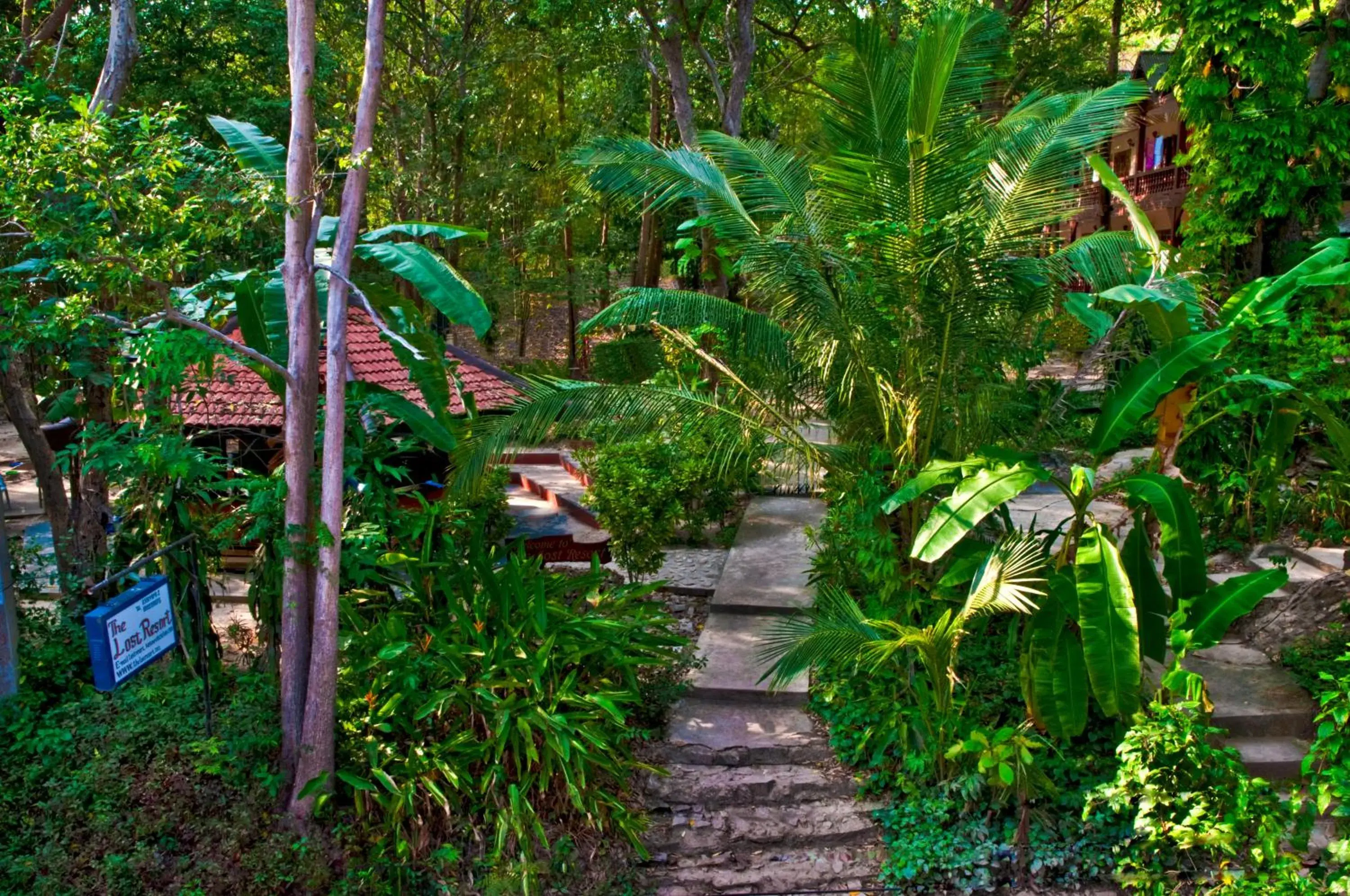 Facade/entrance in The Lost Resort Facade/entrance in The Lost Resort