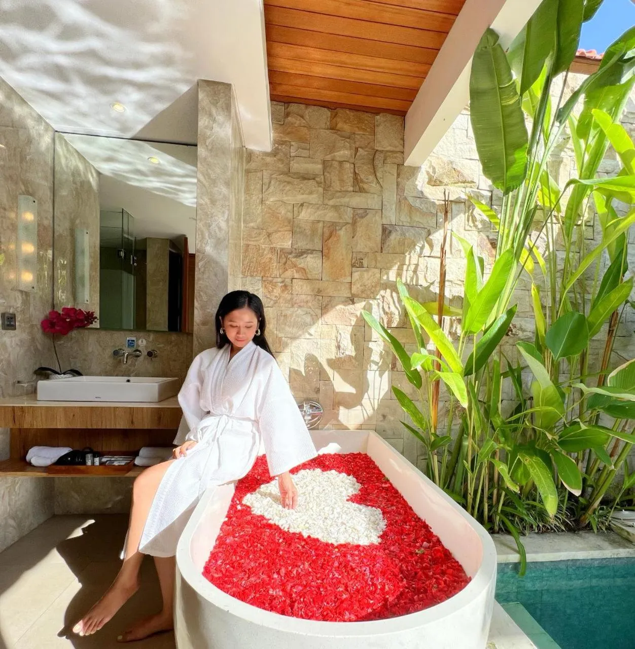 Bath in Danka Villa Sanur