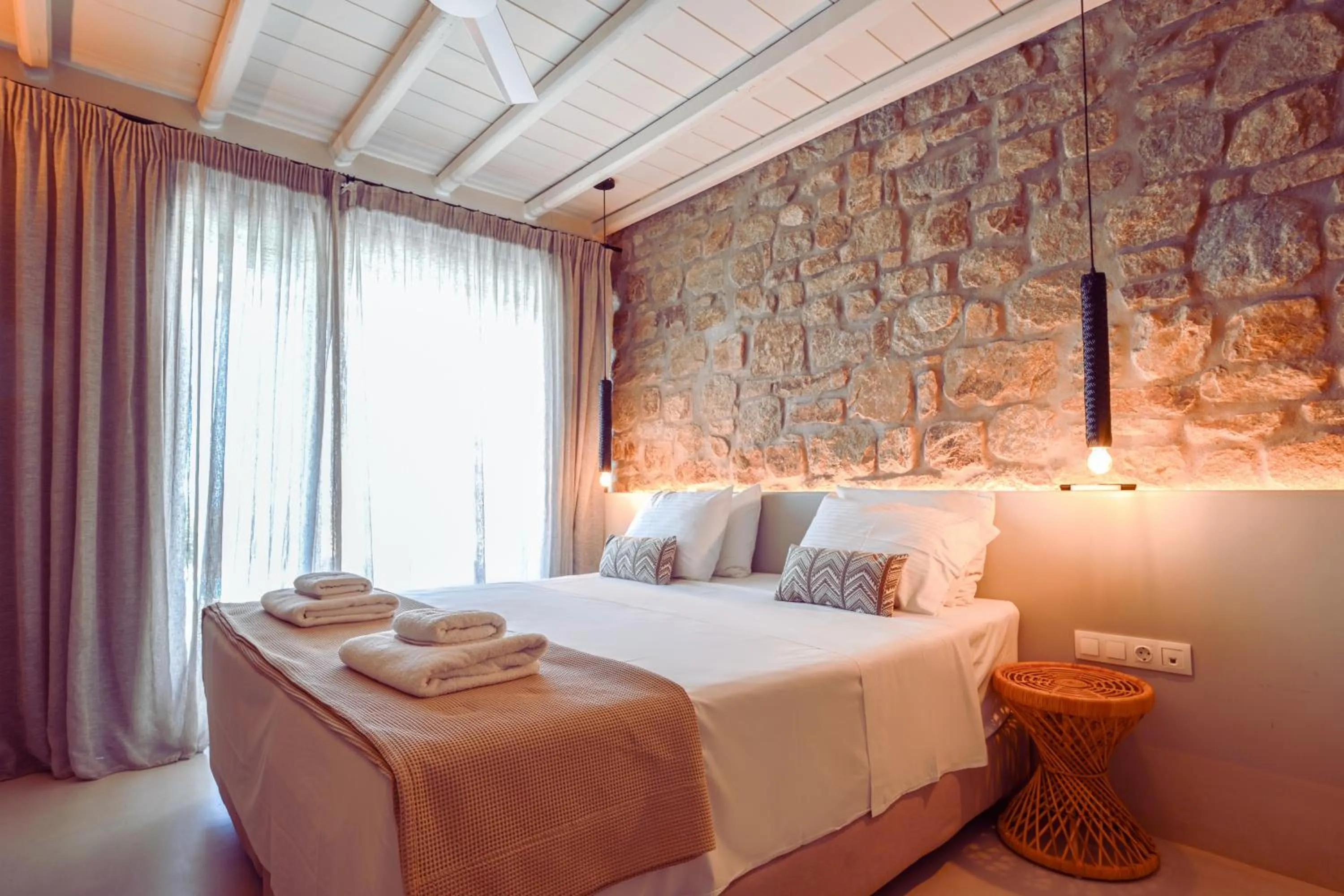 Bed in Aegean Hospitality