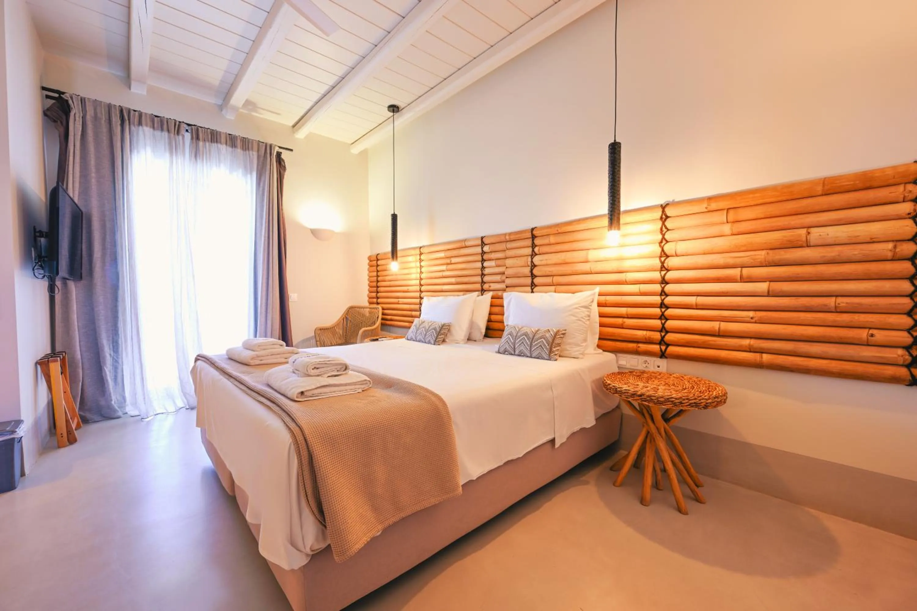 Bed in Aegean Hospitality