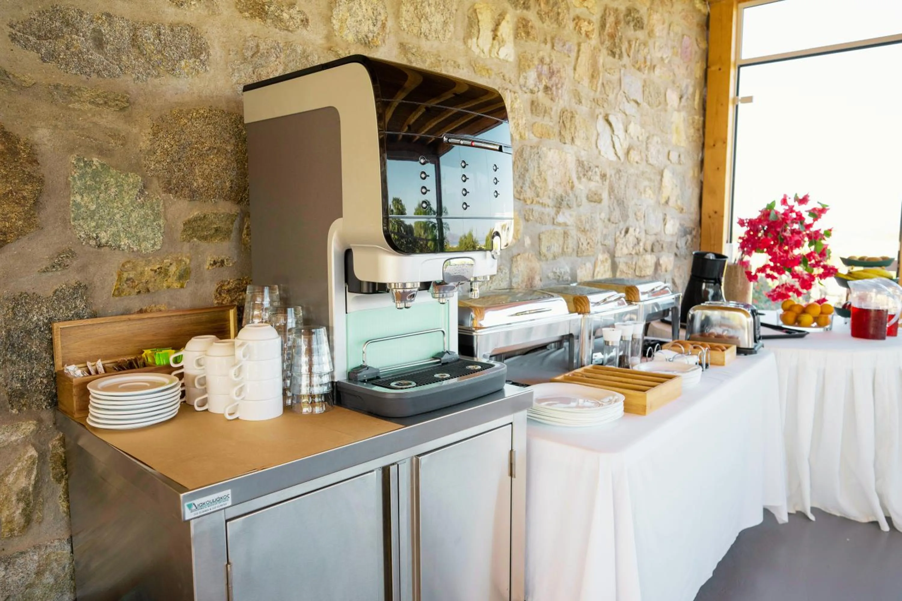 Buffet breakfast in Aegean Hospitality