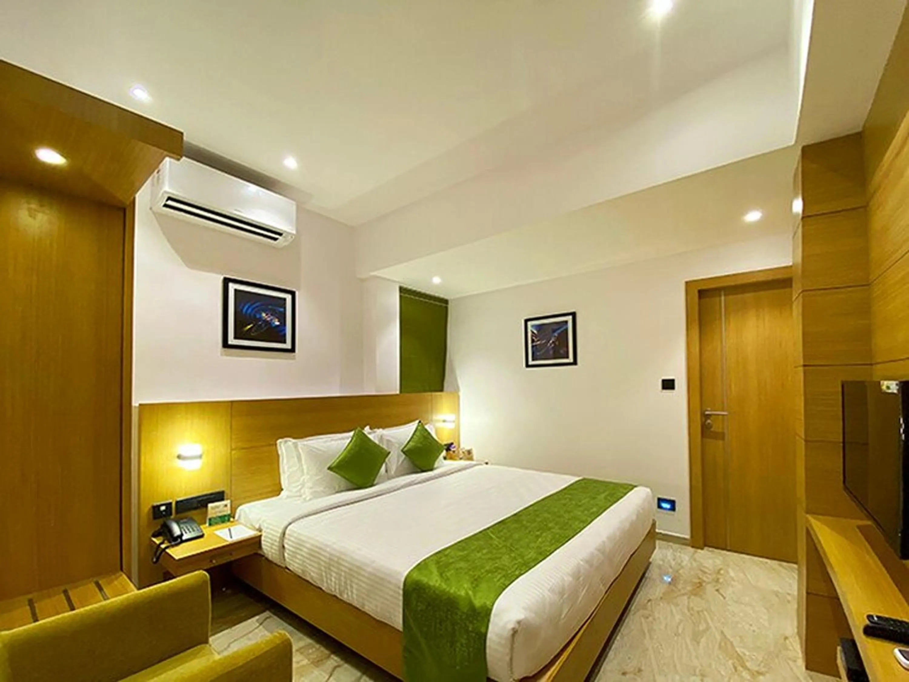 Bedroom, Bed in Park Residency Kodungallur