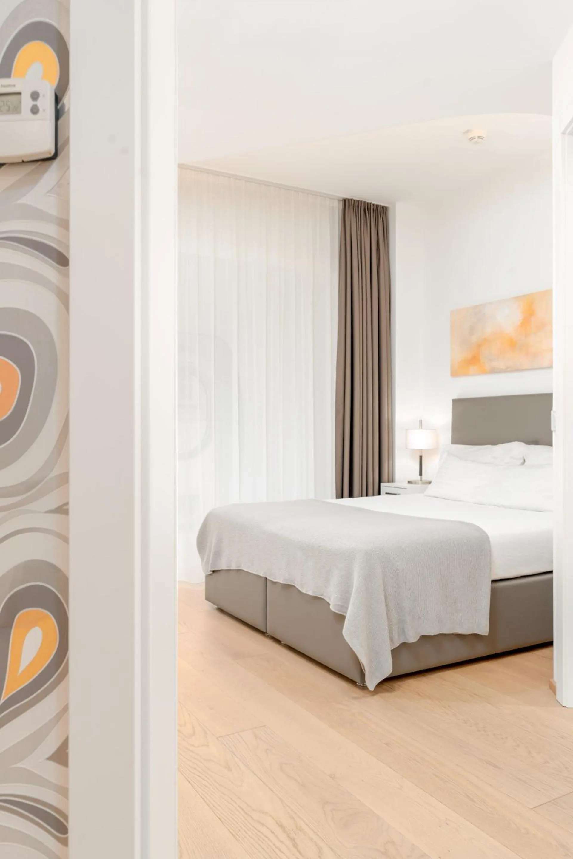 Bed in ARGOS Graz Serviced Apartments, kontaktlos mit Self Check-in