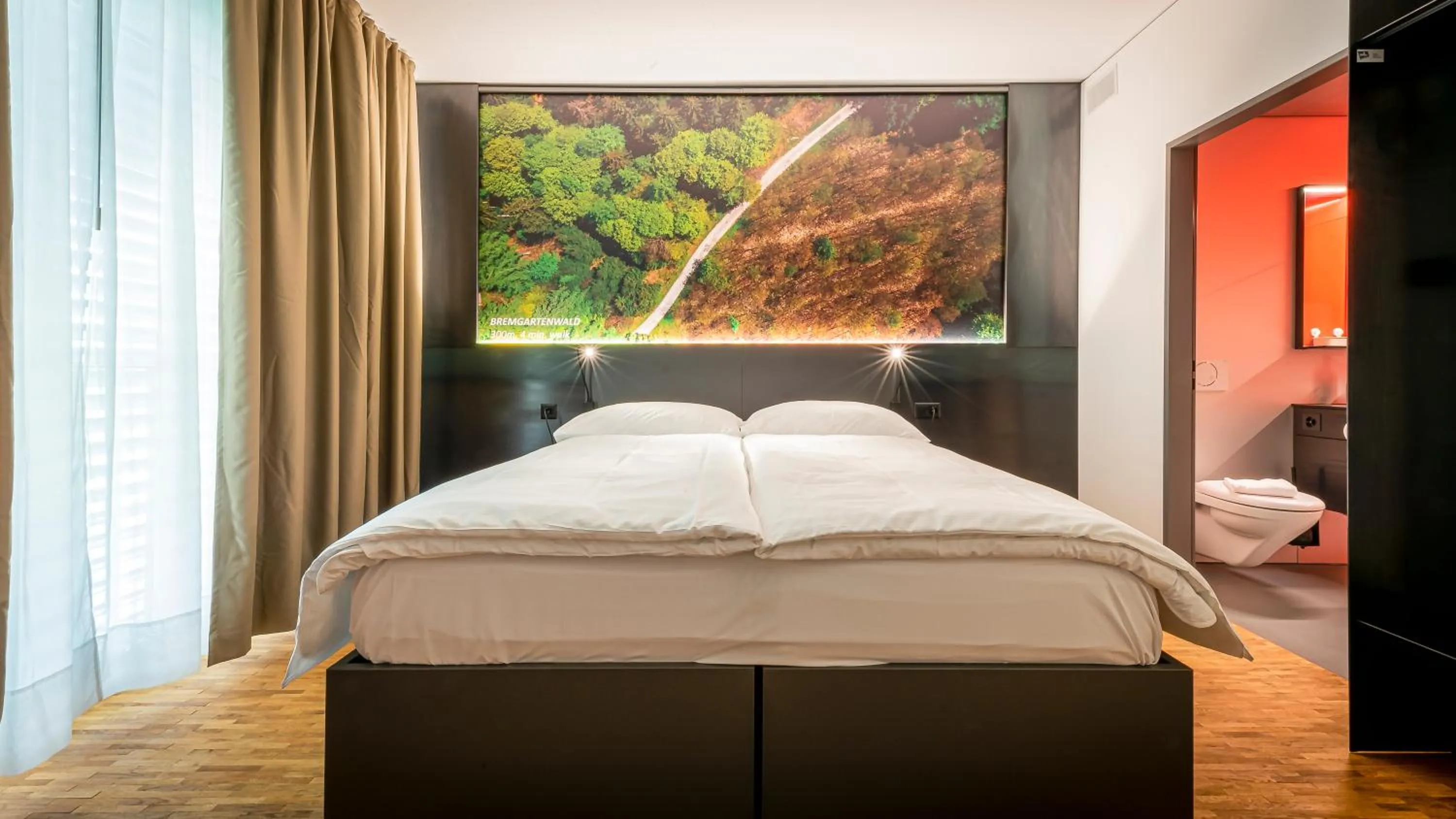 Bed in Los Lorentes Hotel Bern City