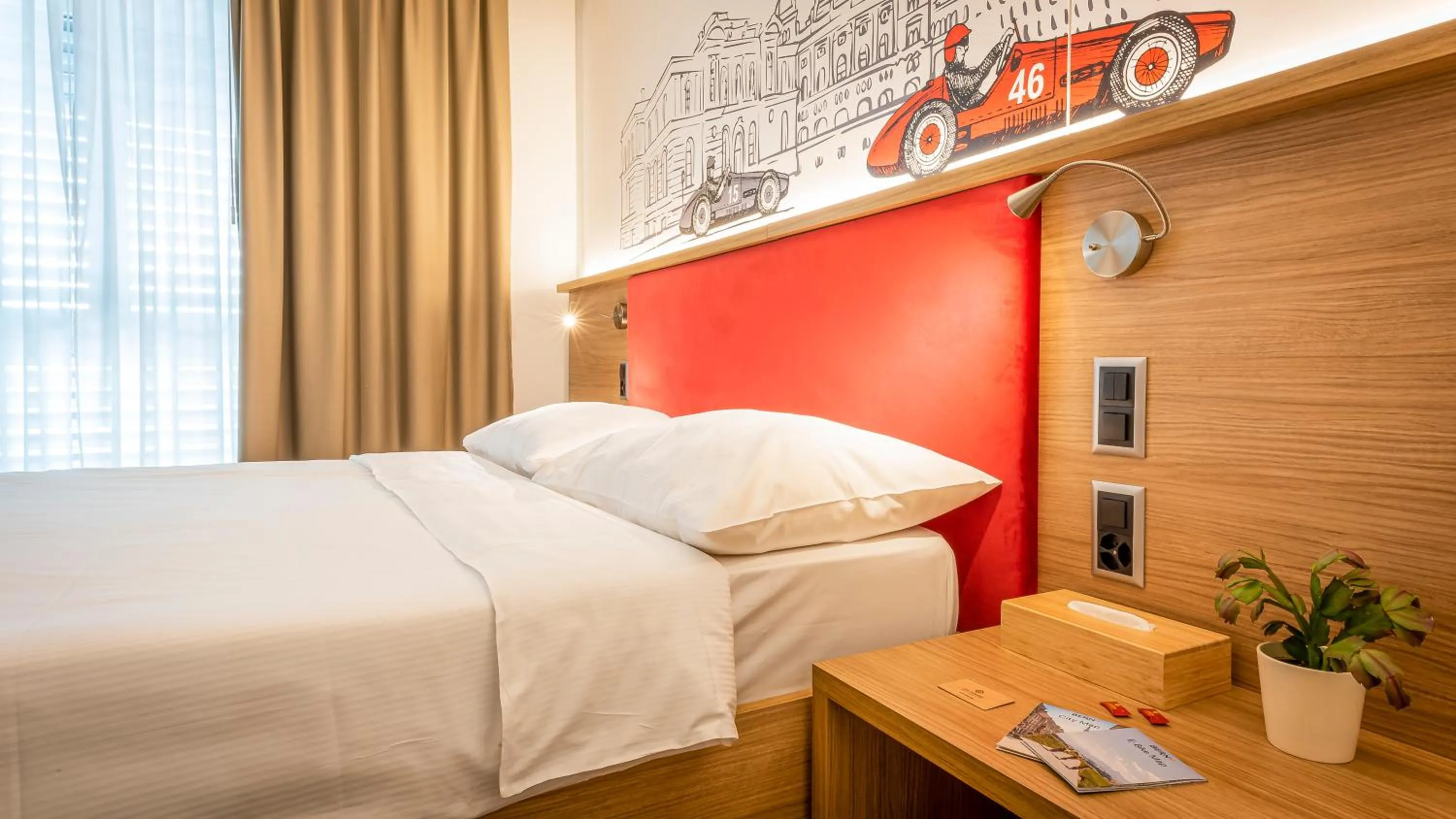 Bed in Los Lorentes Hotel Bern City
