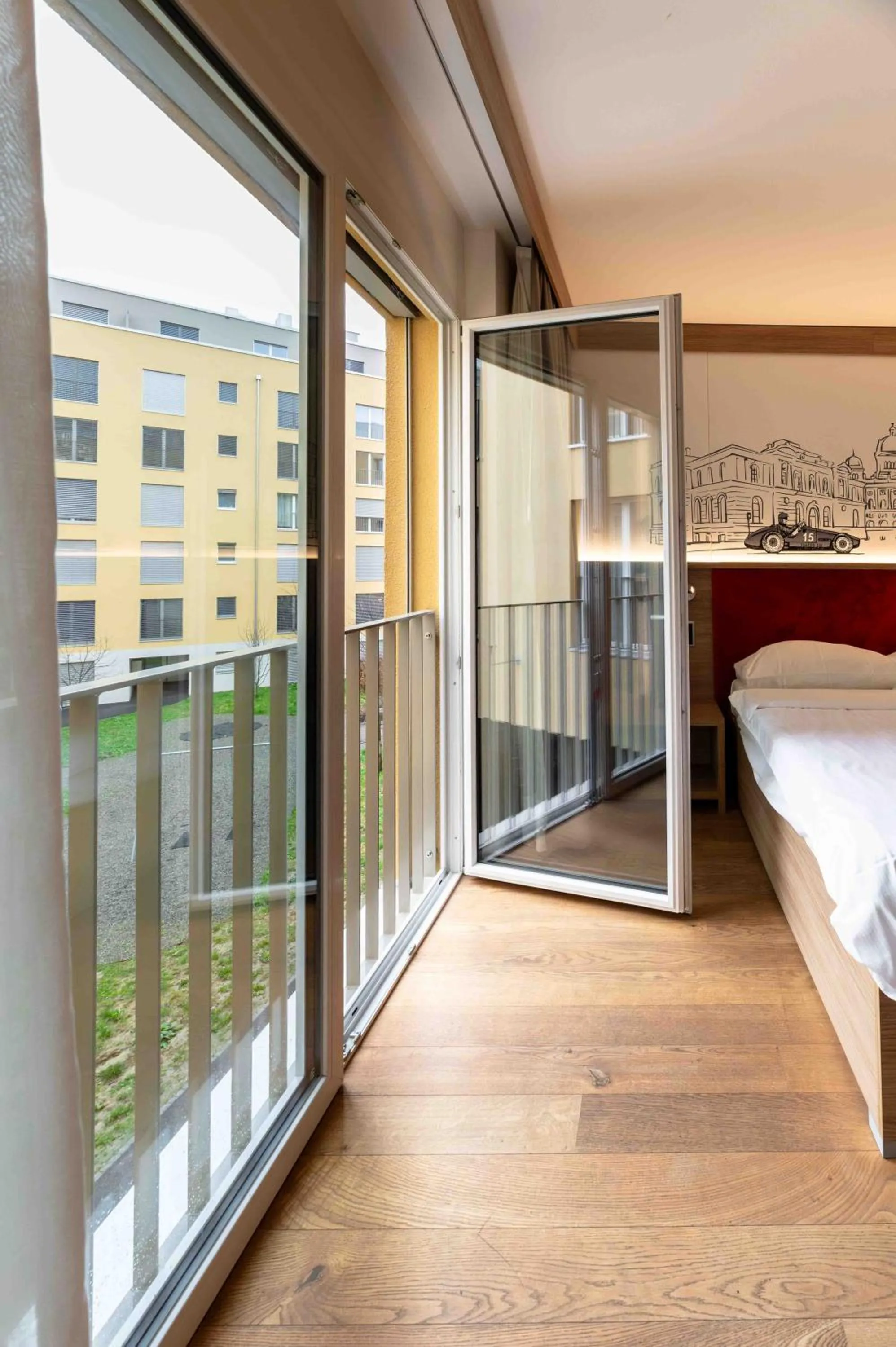 Bed in Los Lorentes Hotel Bern City